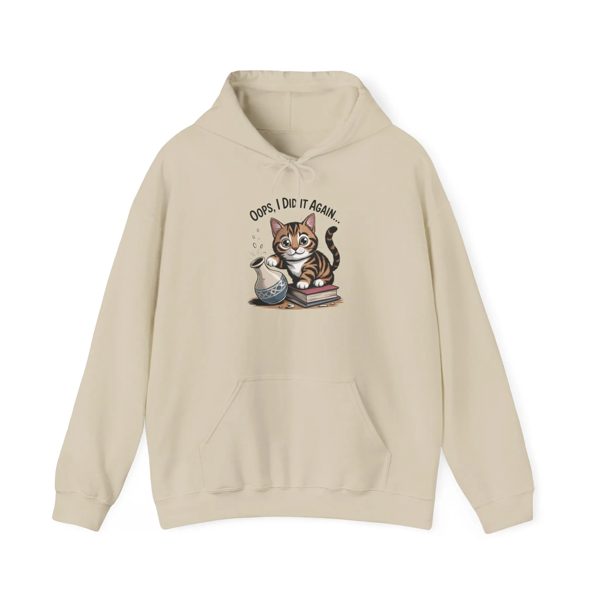 Cat Lover's Hoodie: Oops, I Did It Again, Funny Sweatshirt, Gifts for Animal Lovers, Cozy Hooded Sweatshirt, Pet Owner Apparel, Cute [...] - Image 41