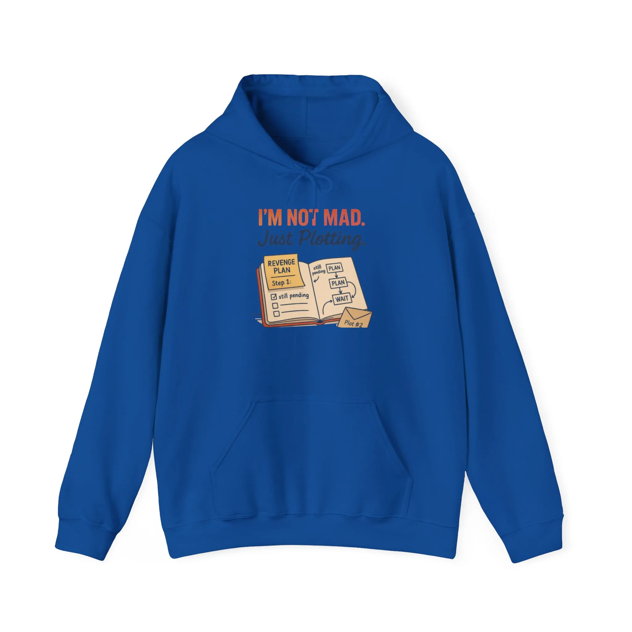 Funny Revenge Hoodie for Men, I'm Not Mad Just Plotting, Passive Aggressive Humor Sweatshirt, Funny Planning Hoodie - Image 22