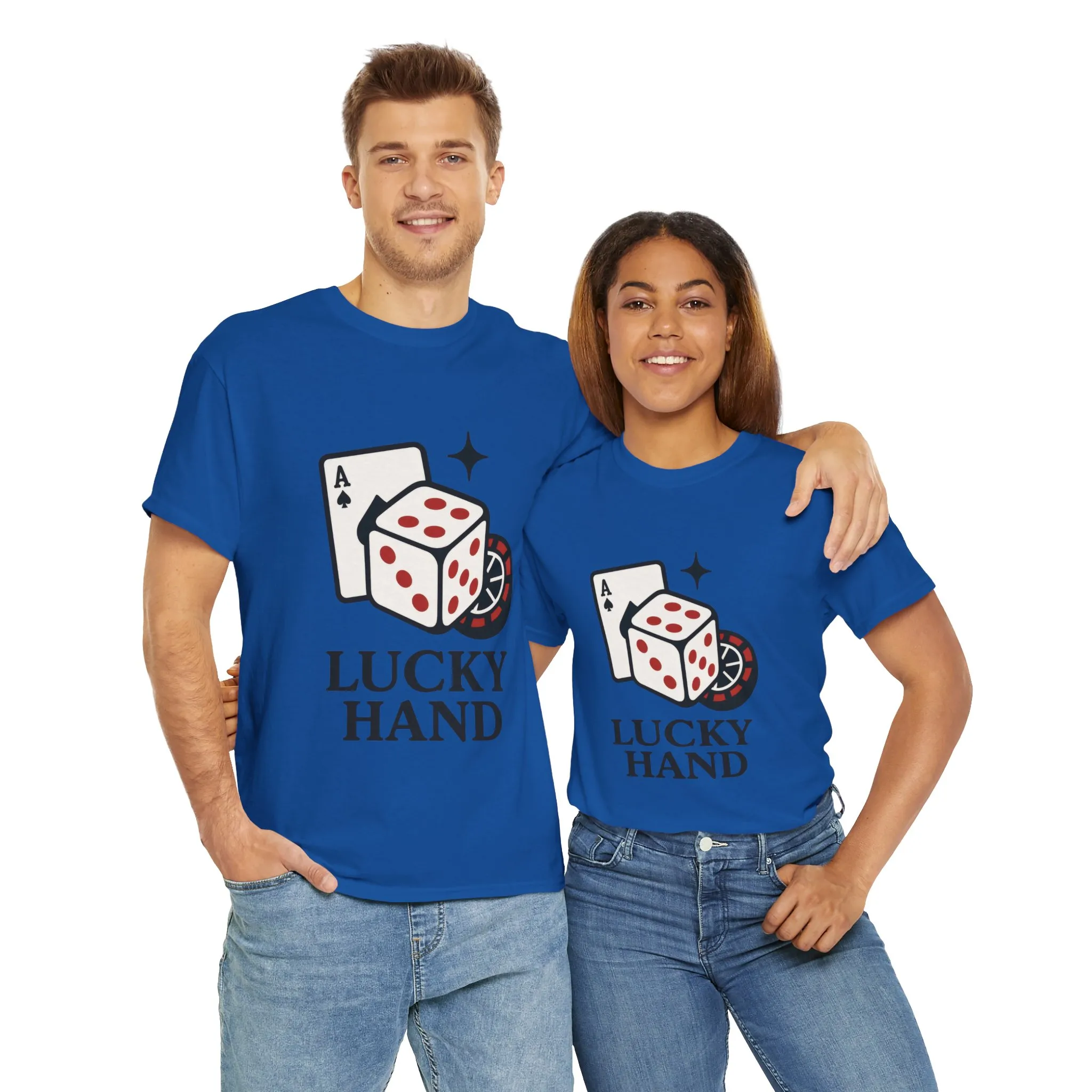 Lucky Hand Unisex Heavy Cotton Tee, Gambling Shirt, Casino Wear, Good Luck Gift, Poker T-Shirt, Casual Vintage Style - Image 15