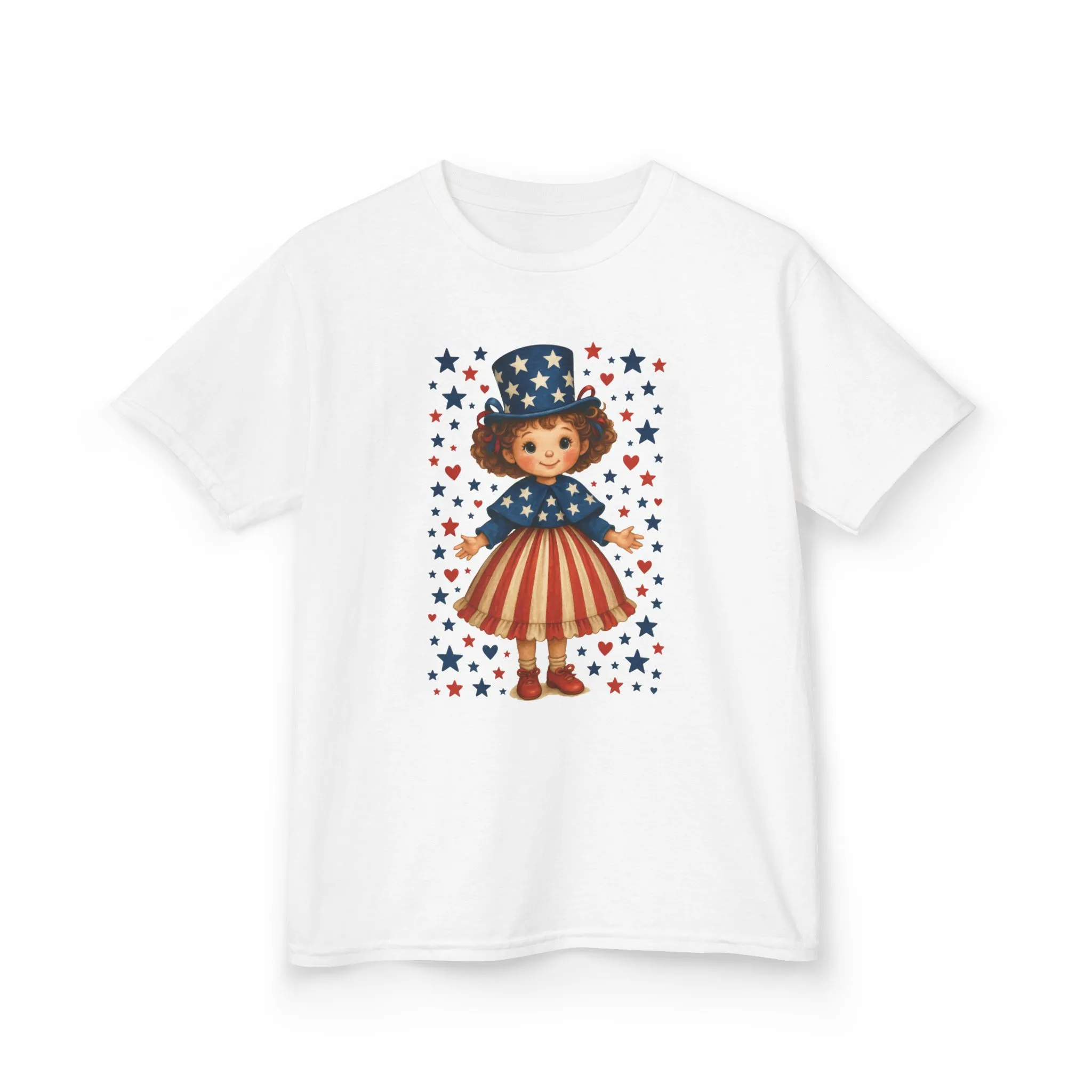 Patriotic Kids Tee, Independence Day, 4th of July, Memorial Day, Kids Party, Casual Wear - Image 3