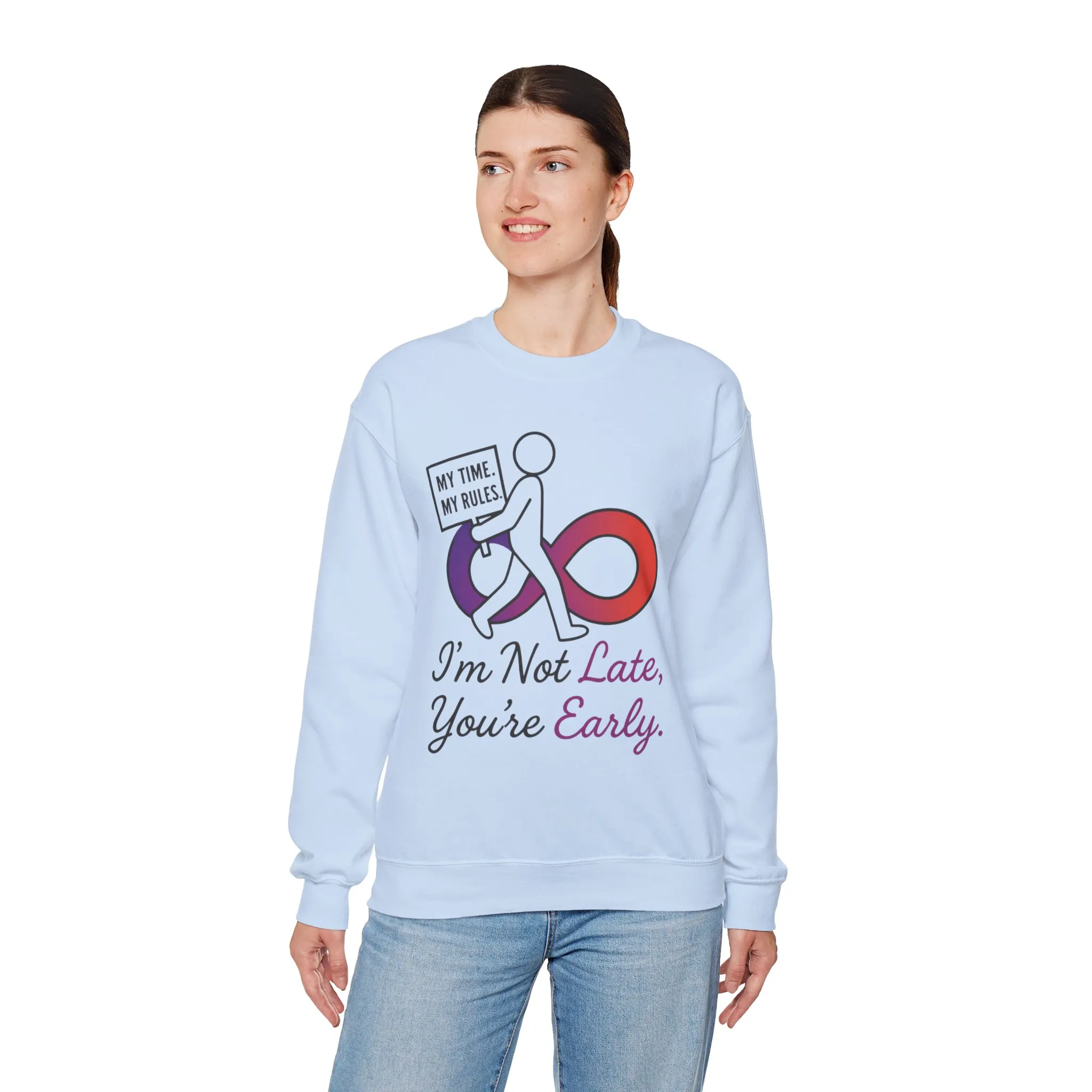 My Time, My Rules Funny Crewneck Sweatshirt, Womens Pullover, Gift for Her, Birthdays, Humor Clothing, Casual Style - Image 15