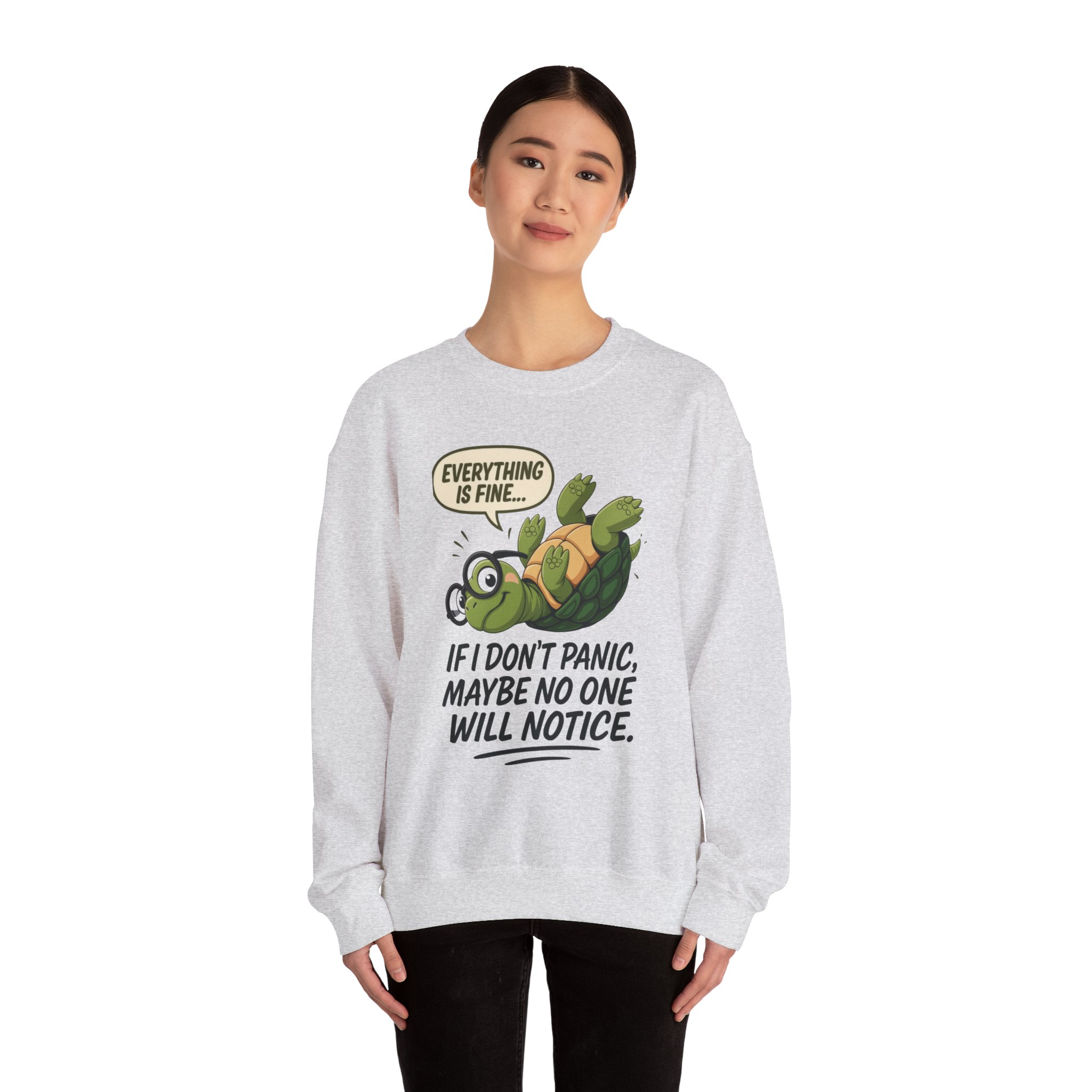 Casual Humor Unisex Sweatshirt, Perfect Gift for Anxiety Relief, Social Anxiety Joke, Quirky Graphic Sweatshirt, Introvert Humor Gift - Image 7