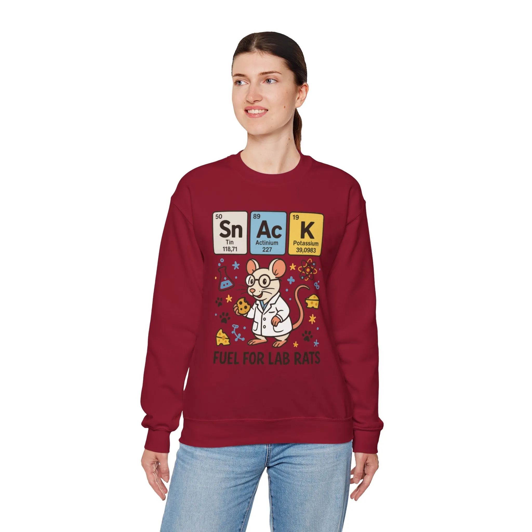 Lab Rat Science Sweatshirt, Science Crewneck, Funny Gift for Teachers, Chemistry Sweatshirt, Cute Lab Rat Design, Perfect for Birthdays - Image 37