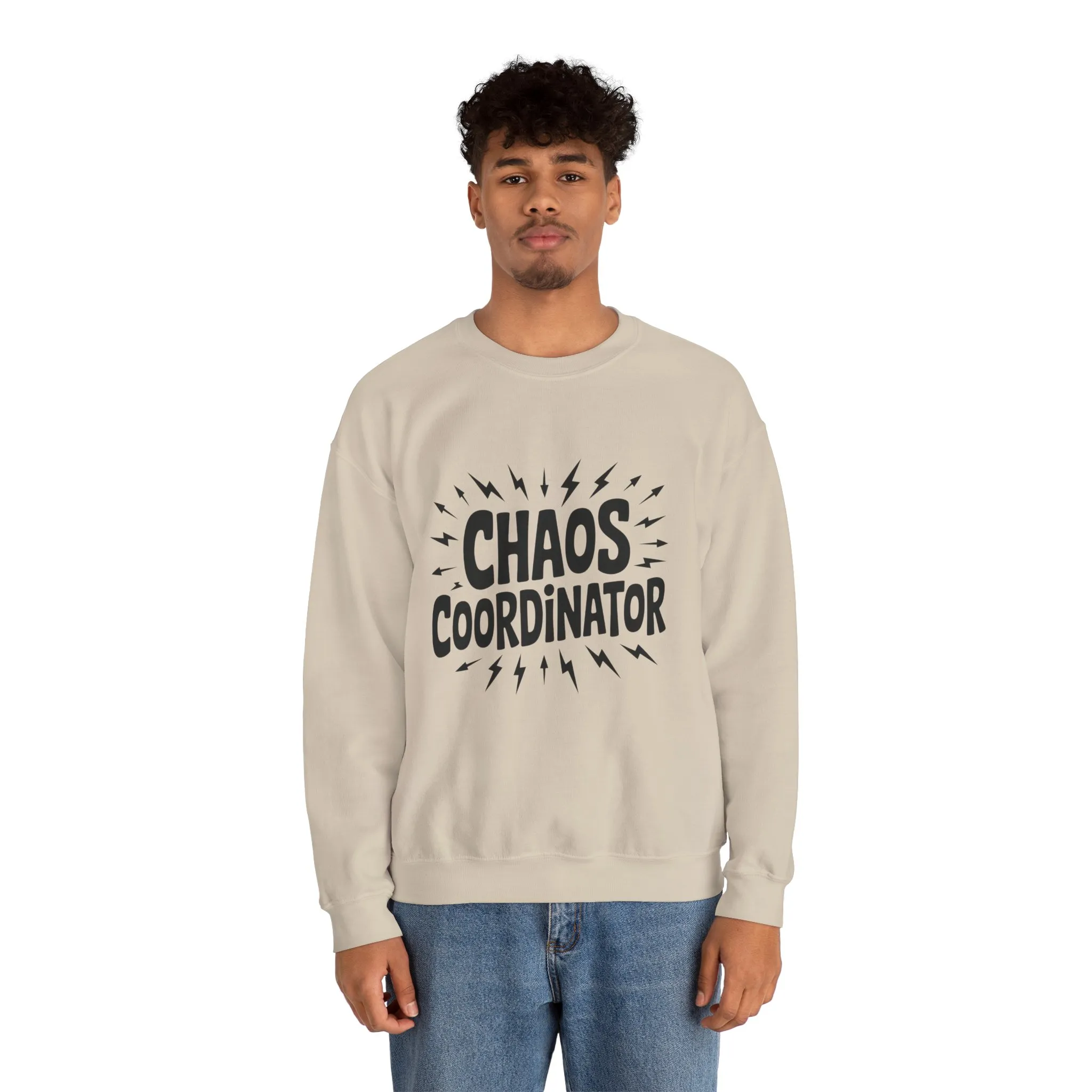 Chaos Coordinator Crewneck Men's Sweatshirt, Funny Gift for Men, Casual Wear, Unique Sweatshirt, Perfect for Everyday Style, Cozy Apparel - Image 12