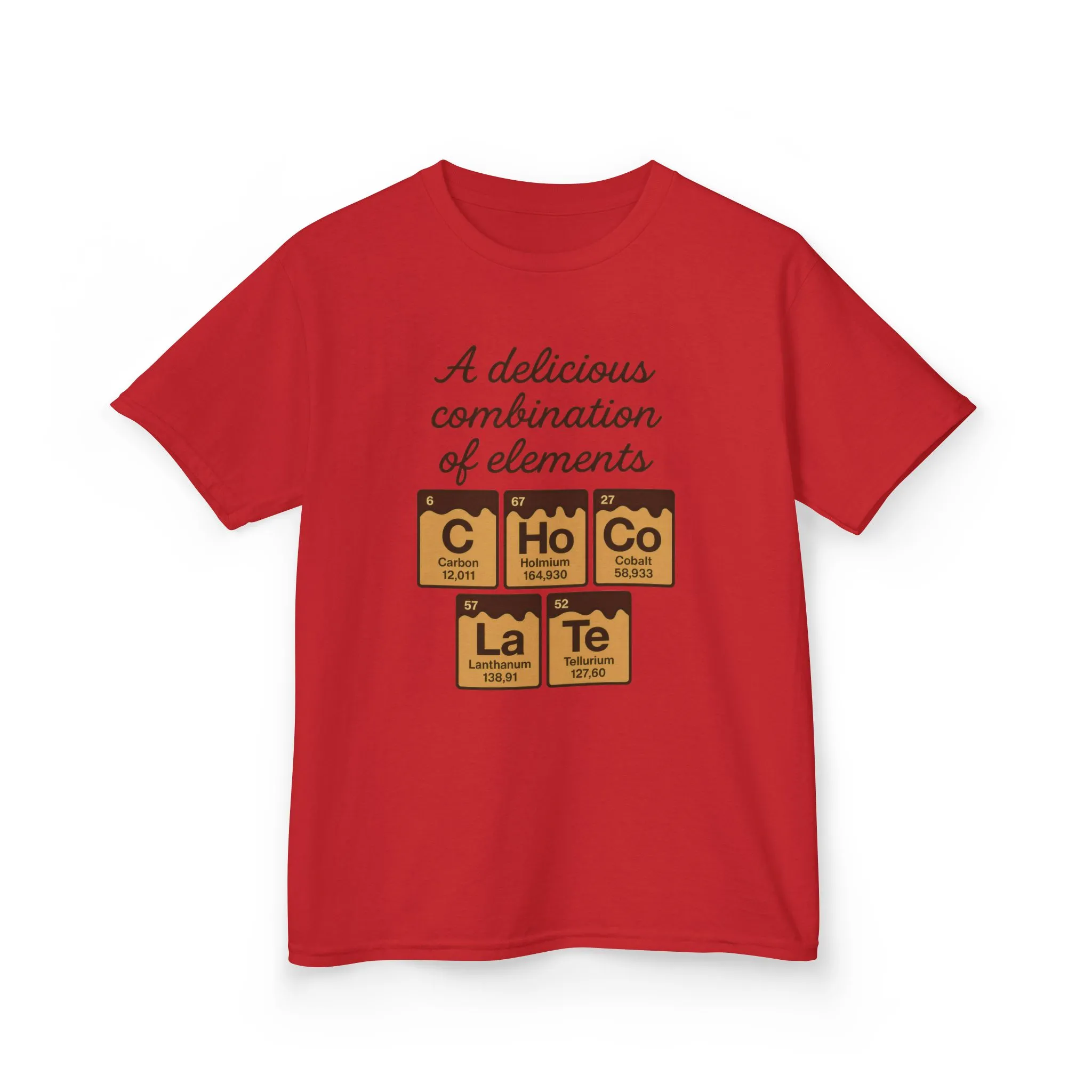 Funny Chocolate Science Young Girl T-Shirt, Choco-LaTe Element Shirt, Sweet Science Gift, Children's Gift, Birthday Party - Image 27