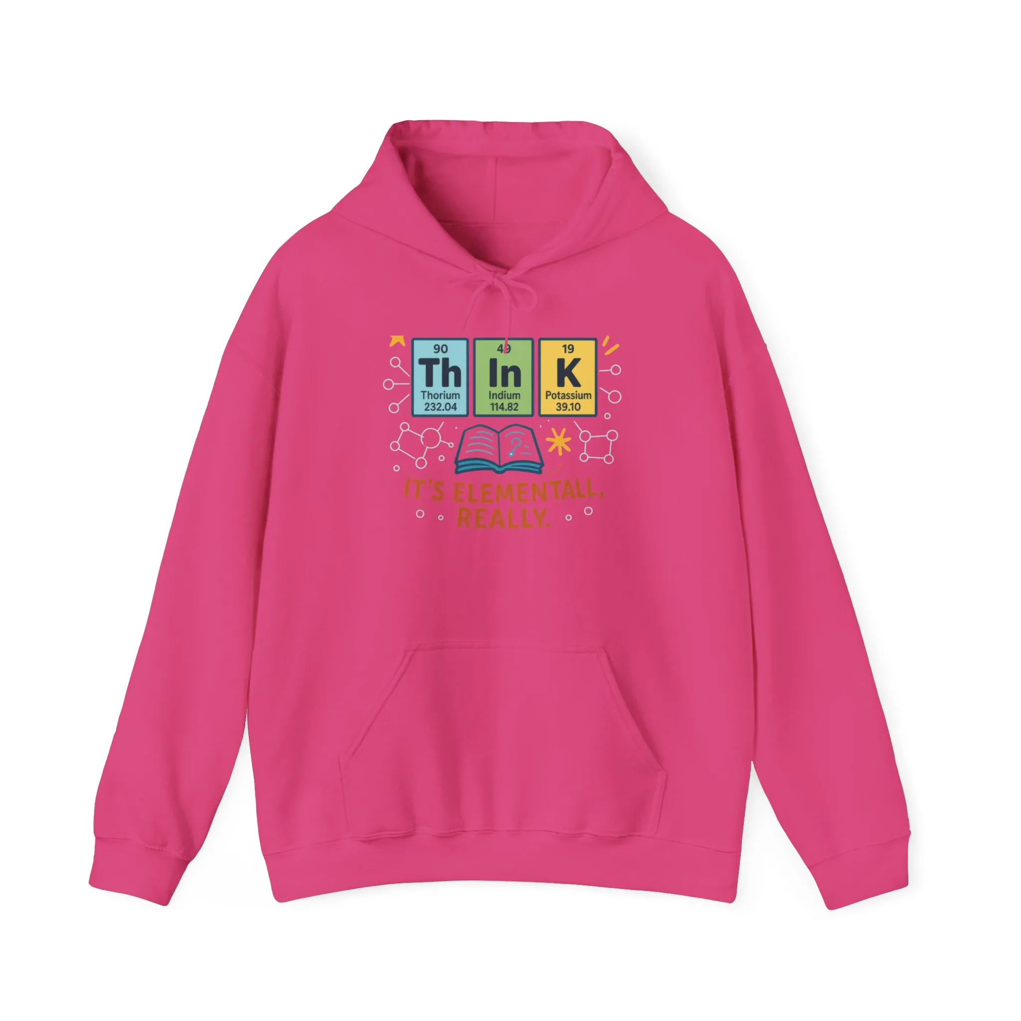Think Hoodie for Women, Funny Chemistry Hoodie, Element of Humor Science Sweatshirt, Nerdy Gift for Her, Gift for Students, Science Lovers - Image 29
