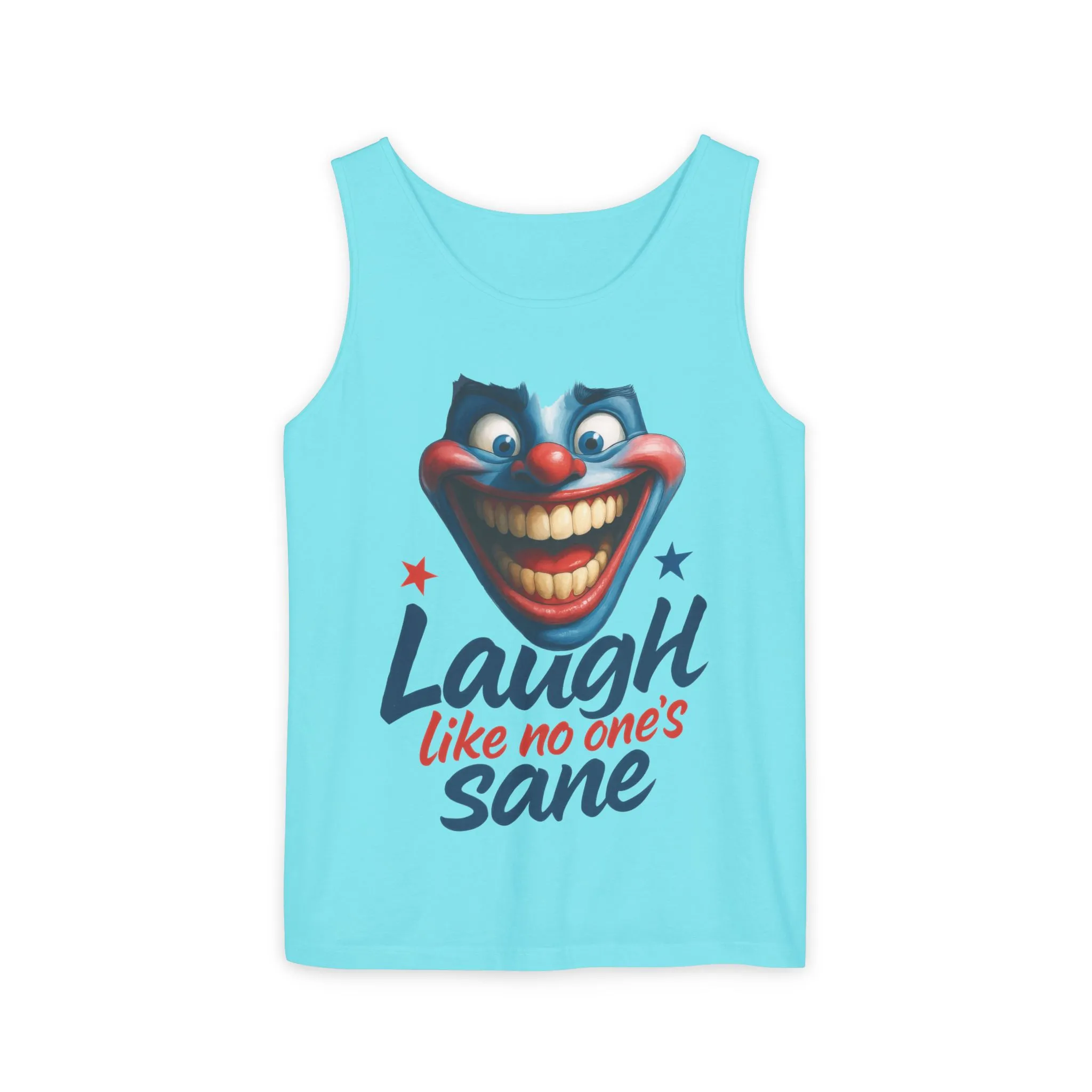 Laugh Out Loud Unisex Tank Top, Funny Graphic Top, Humor Shirt, Summer Apparel, Gift for Clowns, Party Wear - Image 13