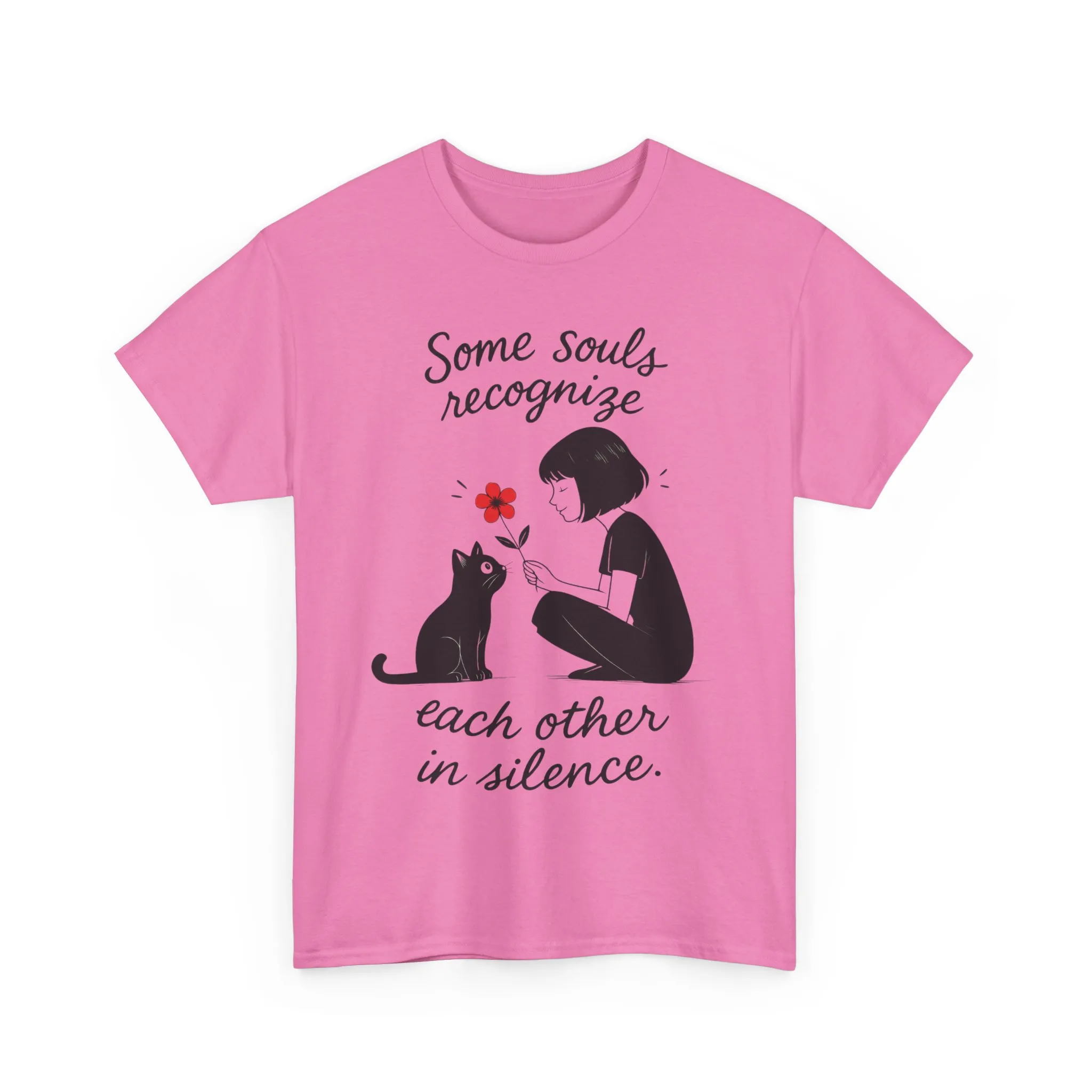 Cat Lover's Heavy Cotton Tee, Cute Cat Shirt, Pet Owner Gift, Animal Lover Apparel, Birthday Gift for Her, Women's Cotton T-Shirt, Cat Lover - Image 31