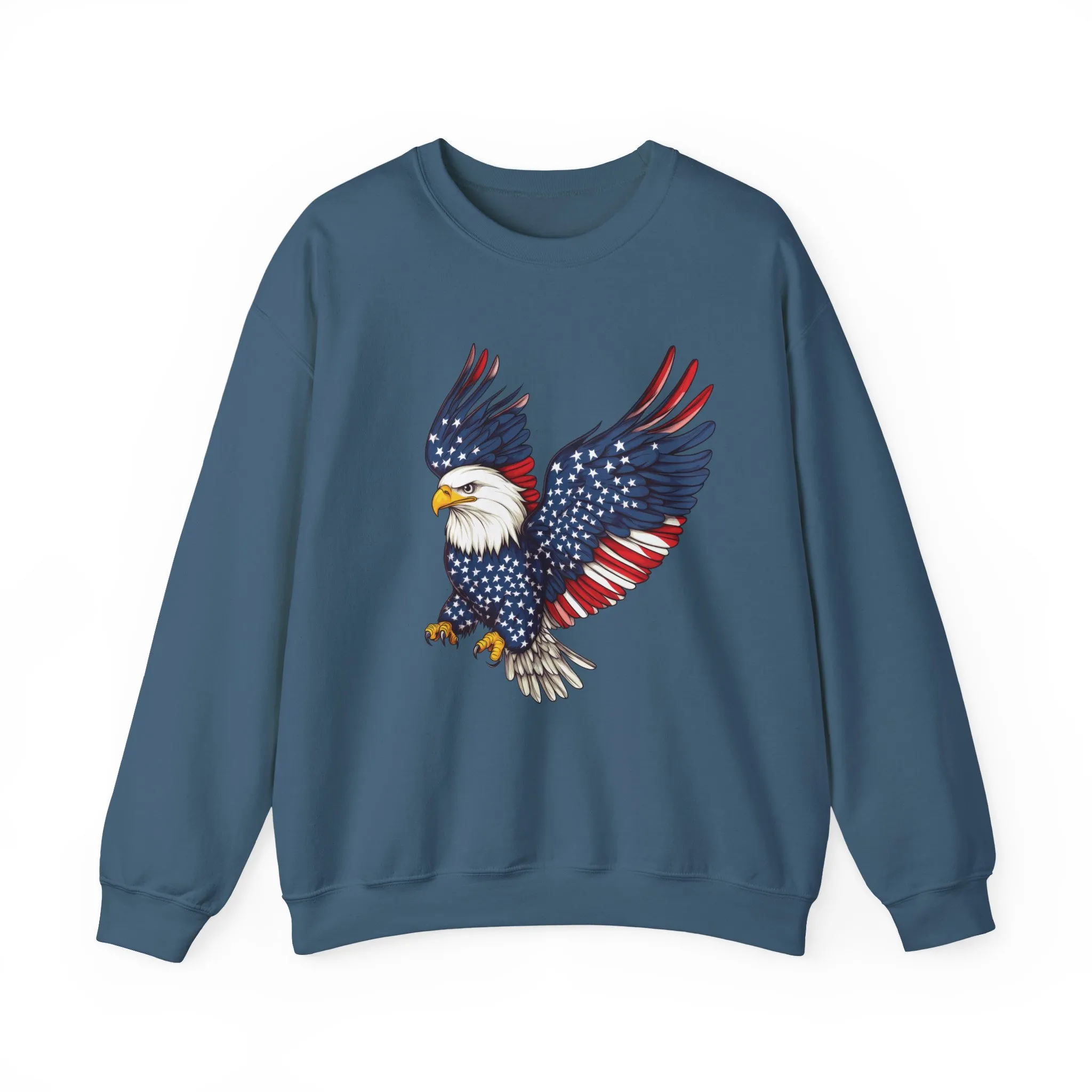Patriotic Eagle Sweatshirt, Unisex Crewneck, USA Pride Apparel, Cozy Everyday Wear, Perfect for Independence Day, Gift for Patriots - Image 19