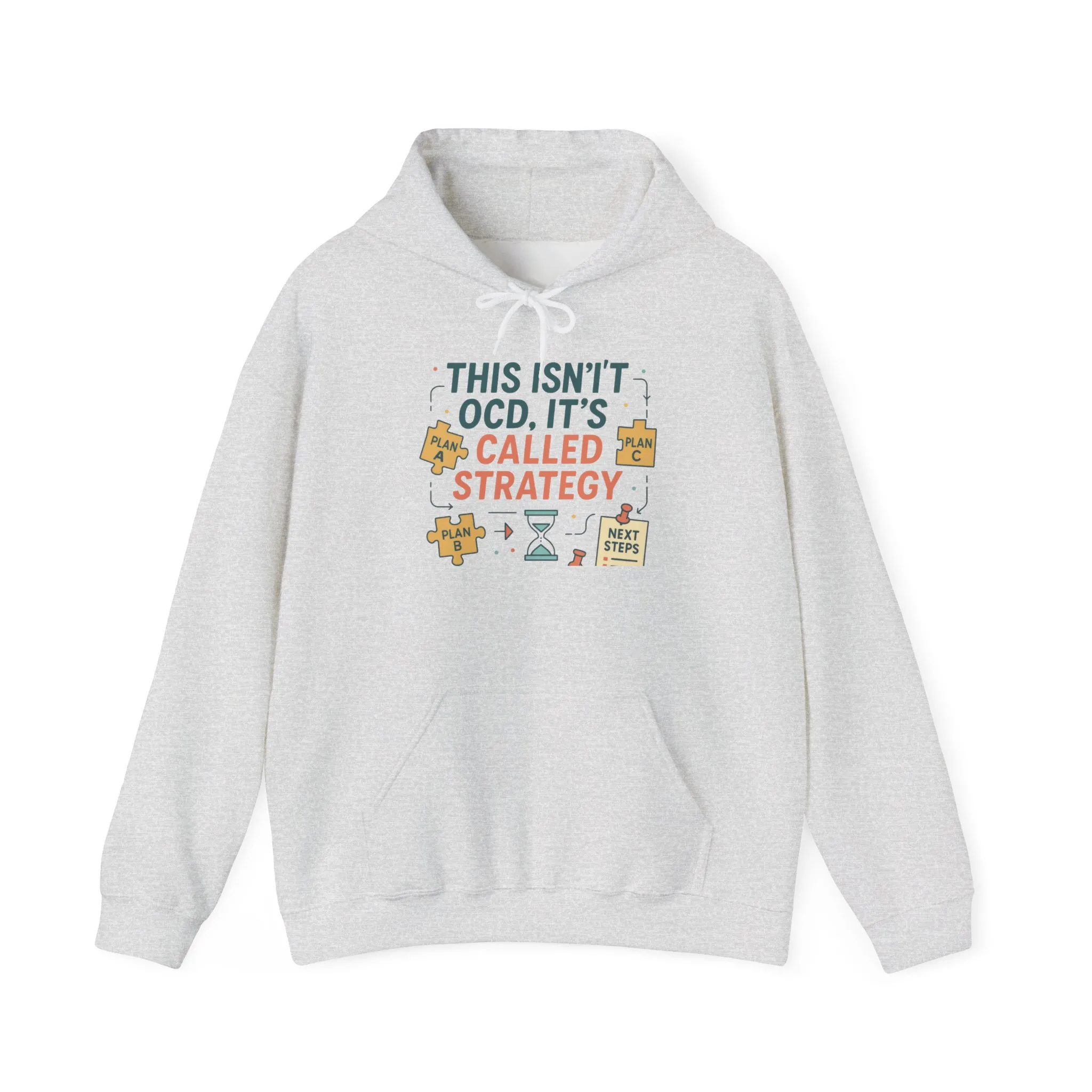 Strategic Humor Hoodie, Unisex Sweatshirt, Gift for Strategists, Funny Hoodie, Planner Gift, Cozy Stylish Sweatshirt, Relaxed Fit Hoody - Image 4