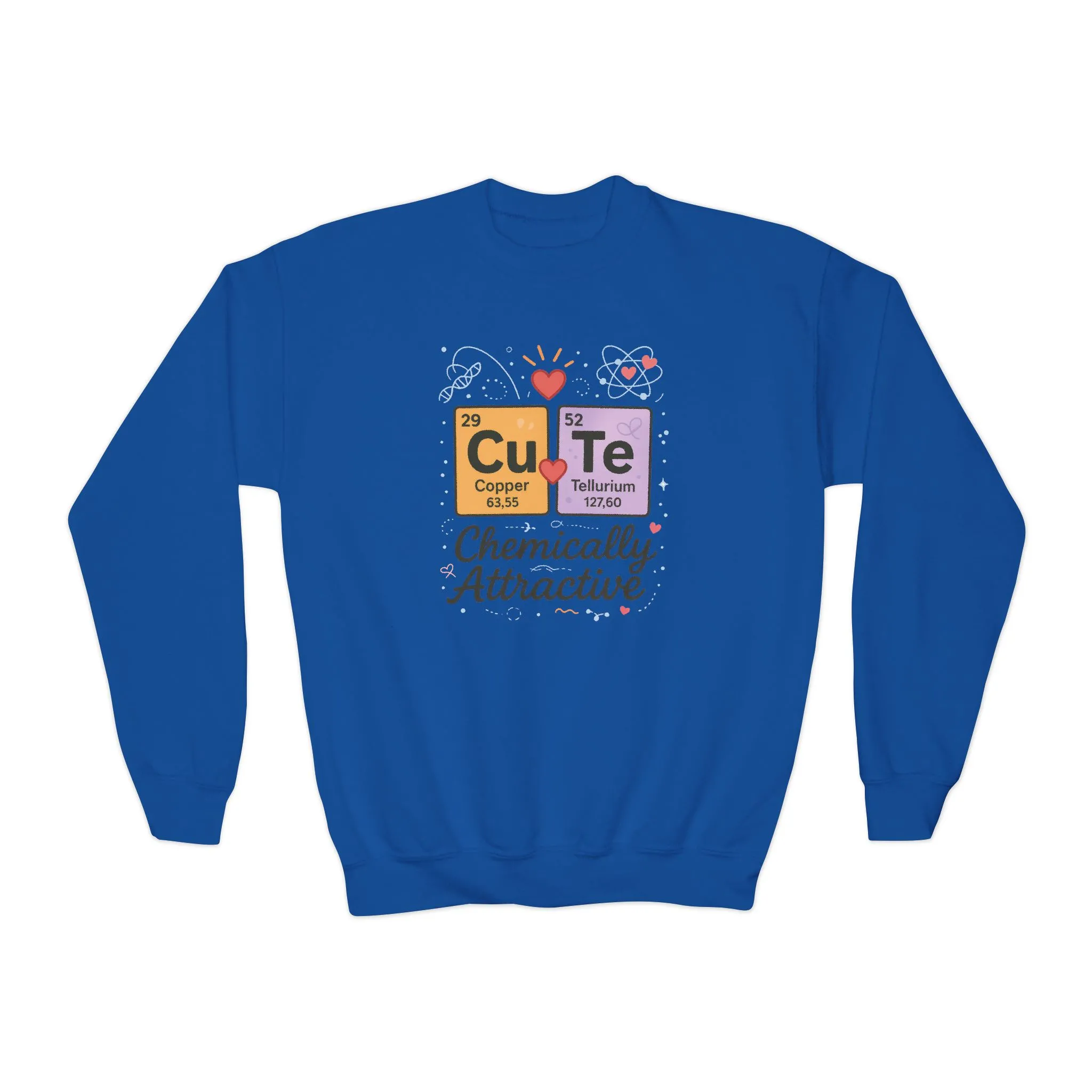 CuTe Teen Crewneck Sweatshirt, Science Sweatshirt for Girls, Chemically STEM Sweatshirt, Nerdy Gift for Teens, Funny Gift for Science Lovers - Image 8