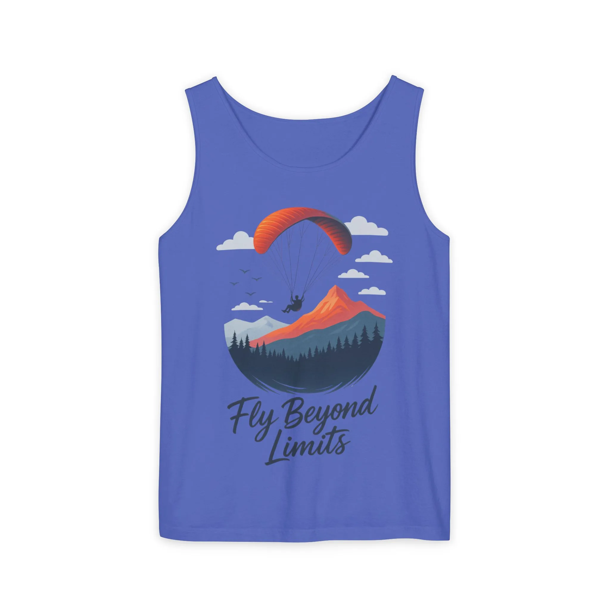 Adventure-Inspiring Fly Beyond Limits Unisex Tank Top, Summer Casual Wear, Outdoor Enthusiast Gift, Travel Apparel, Motivational Gift - Image 36