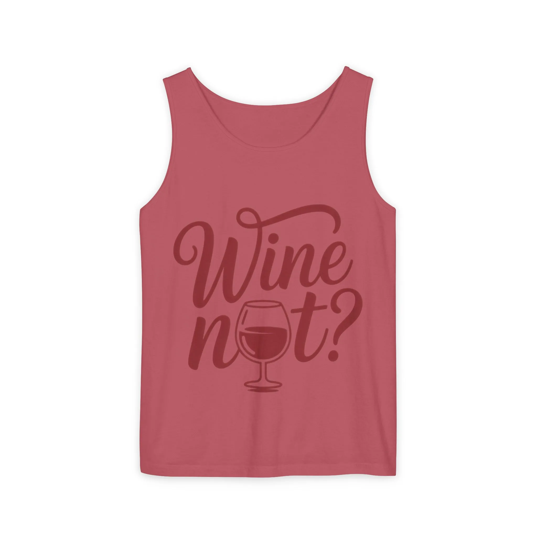 Unisex Garment Tank Top, Wine Not? Tank Top - Perfect for Summer Parties, Wine Lovers, Gifts, Casual Wear, or Vacations - Image 54