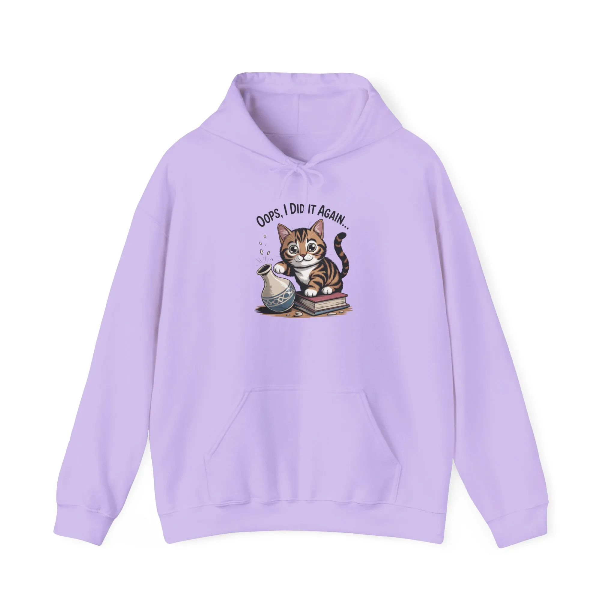 Cat Lover's Hoodie: Oops, I Did It Again, Funny Sweatshirt, Gifts for Animal Lovers, Cozy Hooded Sweatshirt, Pet Owner Apparel, Cute [...] - Image 2