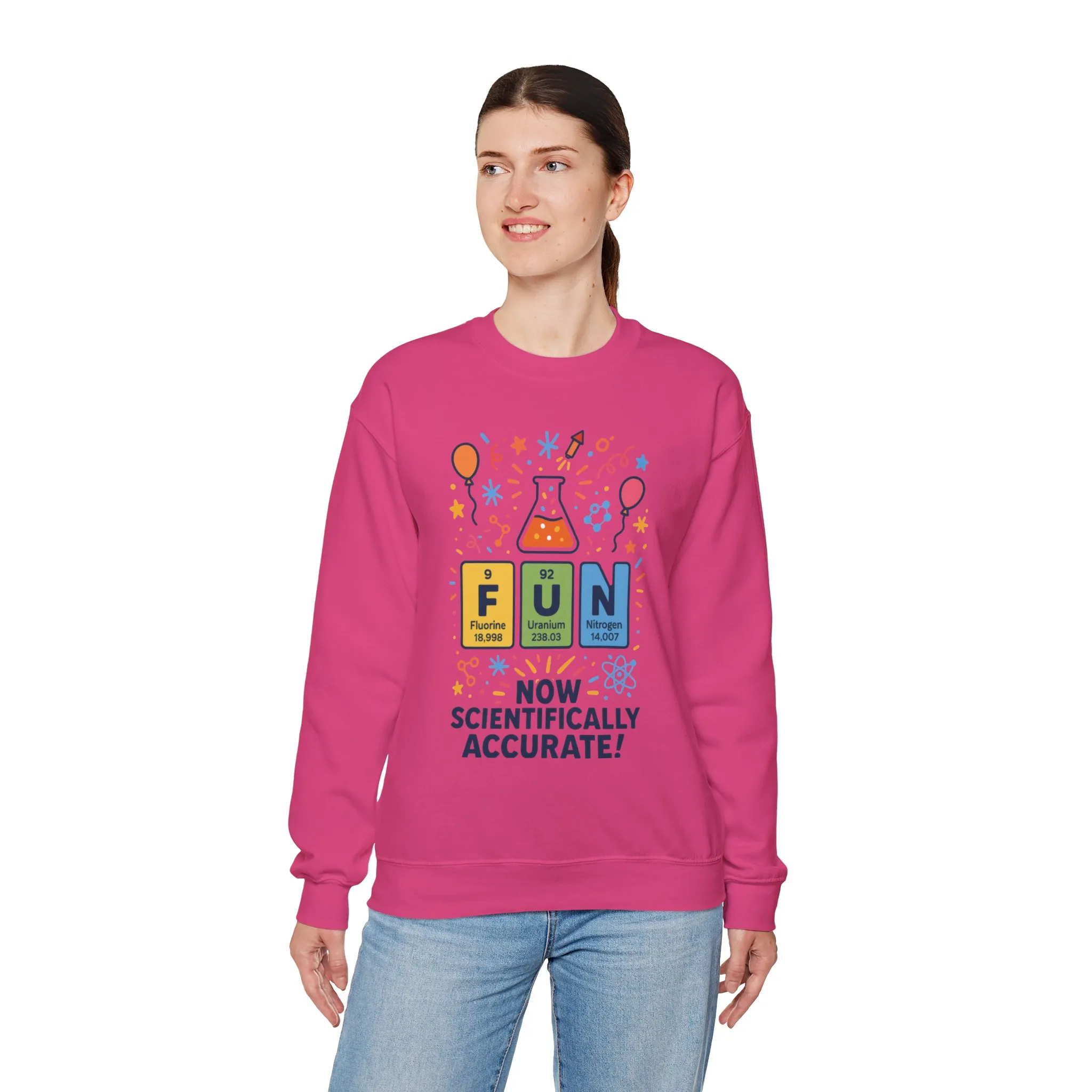 Scientifically Accurate Fun Sweatshirt, Unisex Crewneck, Perfect for Science Lovers, Birthday Gift, Casual Wear, Fun Events, Science Fair - Image 33