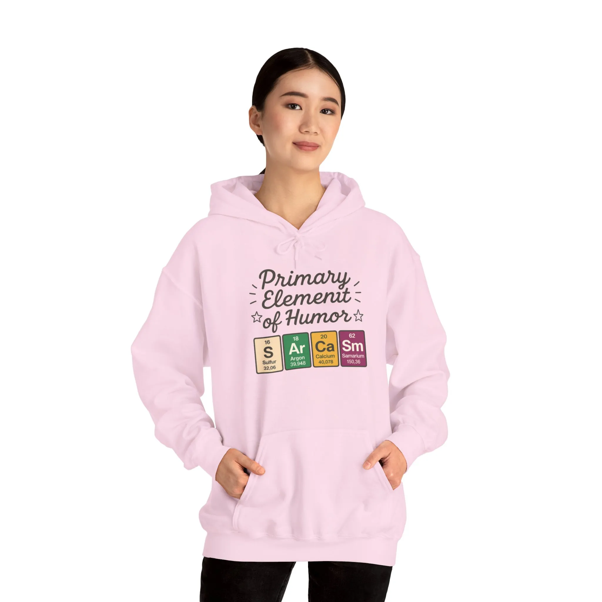 Sarcasm Hoodie for Women, Funny Chemistry Hoodie, Primary Element of Humor Science Sweatshirt, Nerdy Gift for Her - Image 28