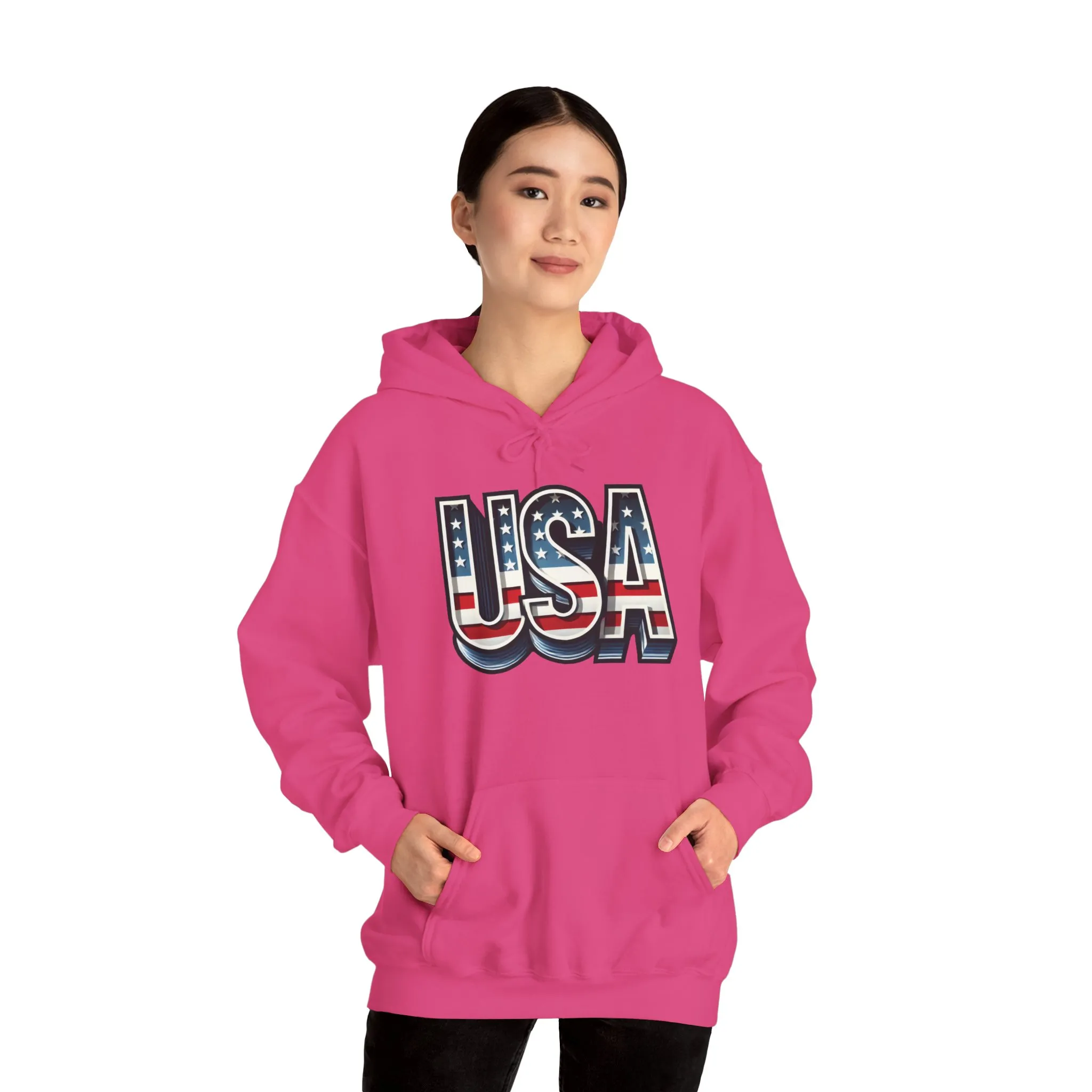 USA Flag Unisex Hoodie, Patriotic Sweatshirt, Independence Day Gift, American Pride Apparel, Casual Layering - Image 27
