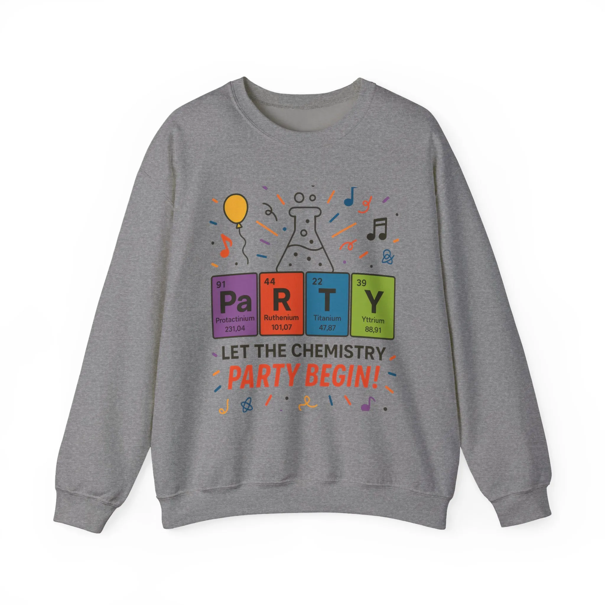 Party Chemistry Crewneck Sweatshirt, Chemistry Sweatshirt, Science Gift, Cute Crew Neck, Birthday Sweatshirt, Unisex Pullover - Image 13