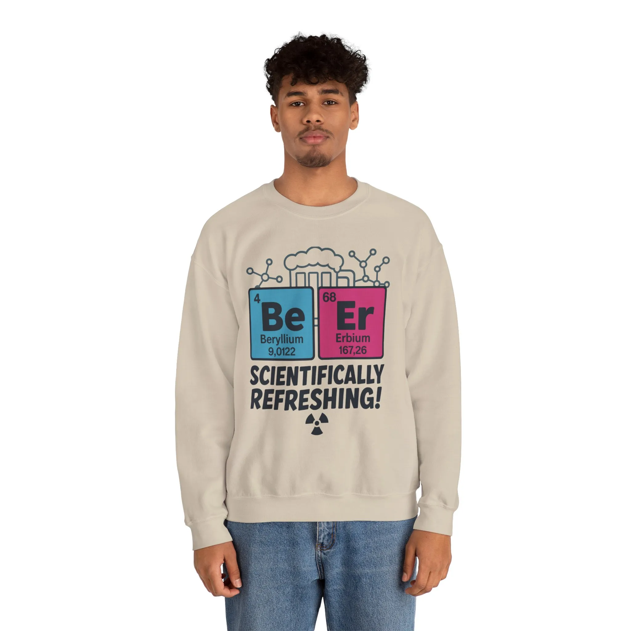 Scientifically Refreshing Beer Mens Sweatshirt, Gift for Beer Lovers, Science-Inspired Apparel, Perfect for Parties and Gatherings - Image 9