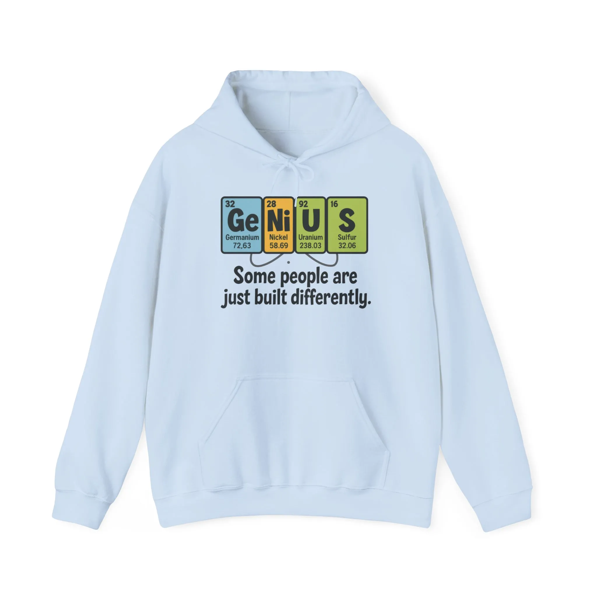 Funny Womens Genius Hoodie, Periodic Table Science Pullover, Nerdy Chemistry Sweatshirt for Her, Science Lover Apparel, Funny Chemistry Gift - Image 31