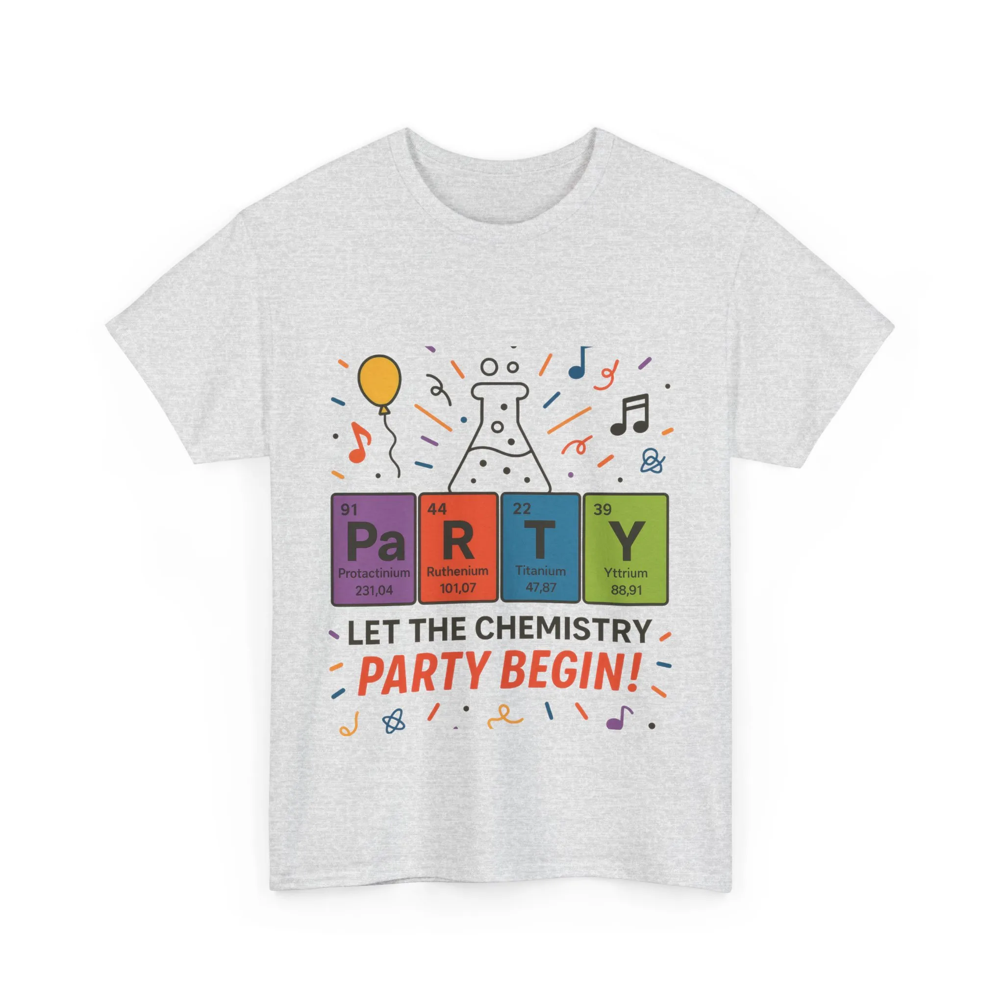 Funny Chemistry Party T-Shirt, Periodic Table PaRTY Tee, Unisex Science Humor Shirt, Gift for Chemistry Teacher,Science Tee, Nerdy Pun Shirt - Image 31