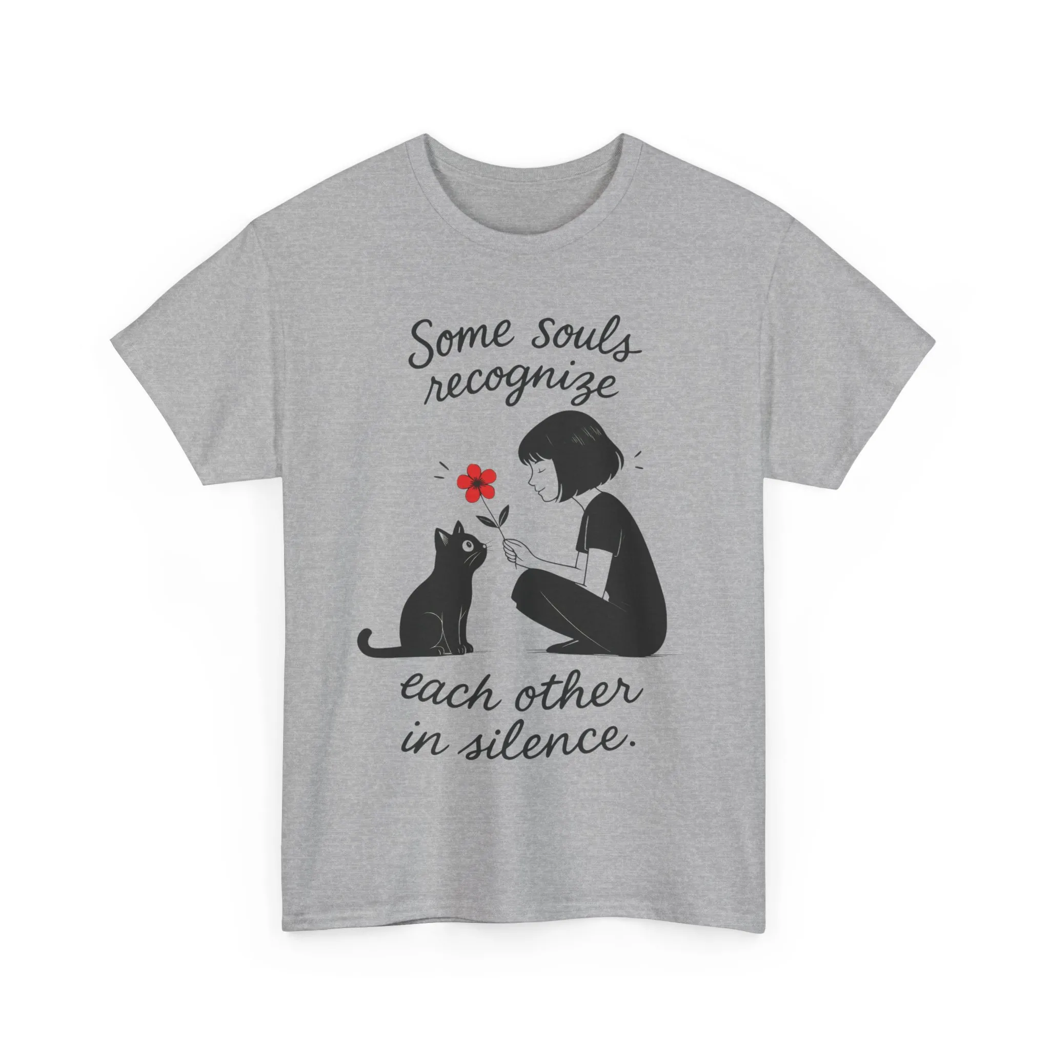 Cat Lover's Heavy Cotton Tee, Cute Cat Shirt, Pet Owner Gift, Animal Lover Apparel, Birthday Gift for Her, Women's Cotton T-Shirt, Cat Lover - Image 13