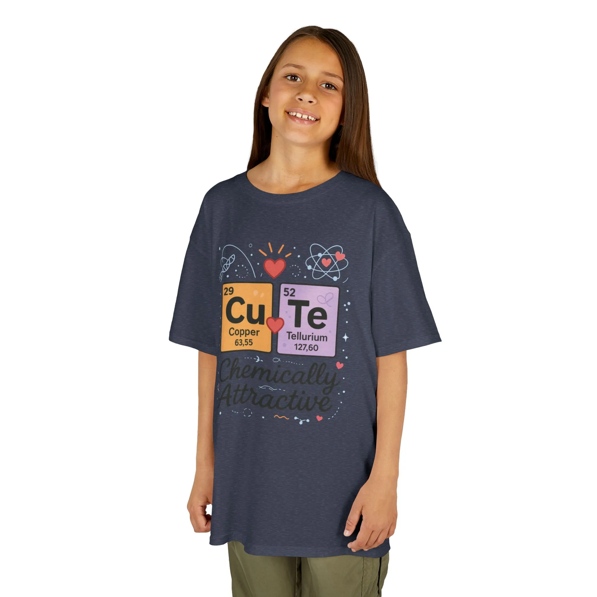 Cute Science Kids TeeT-Shirt, Periodic Table Tee, Funny Nerdy Gift for Young Girl, Cute Chemistry Young Girl T-Shirt, Classroom Wear - Image 16