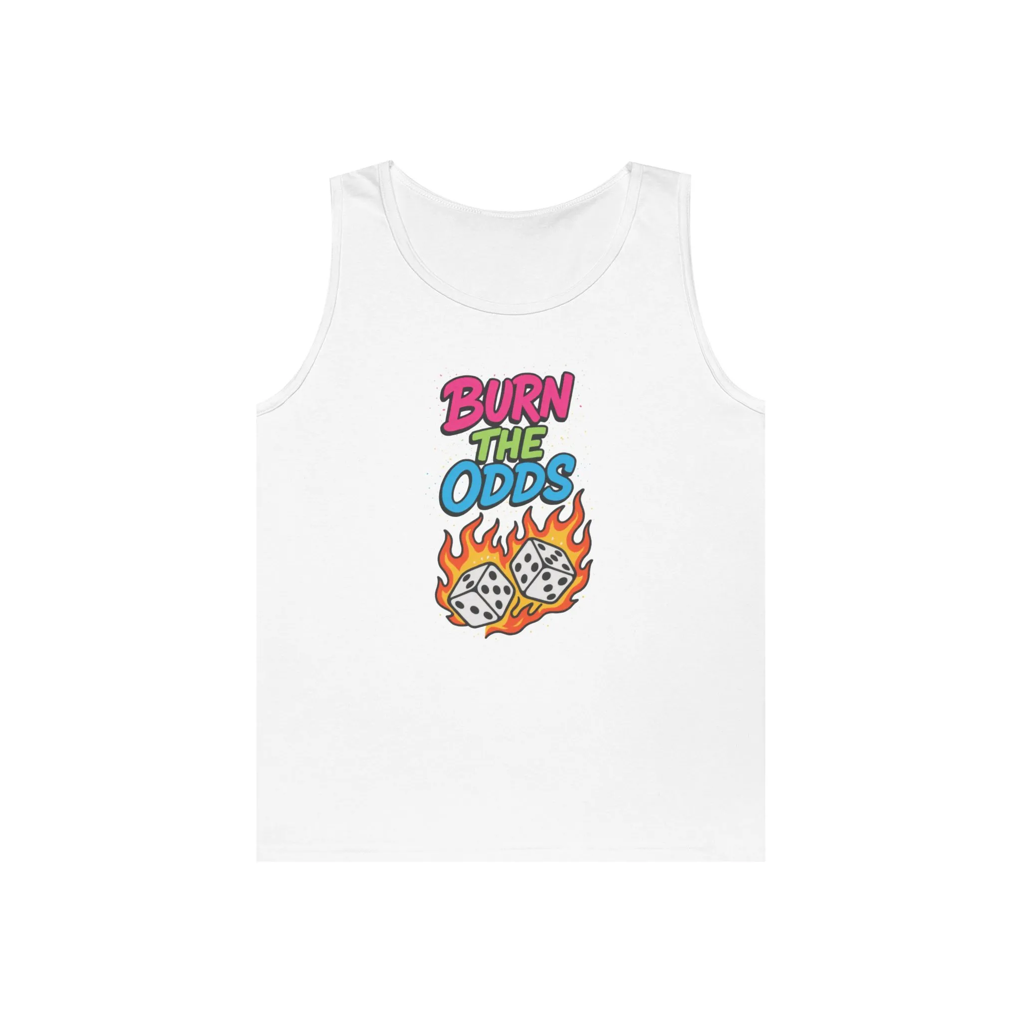 Burn the Odds Tank Top, Casual Summer Wear, Gaming Gift, Dice Design Tee, Gift for Gamers, Funny Tank, Perfect for Parties - Image 22