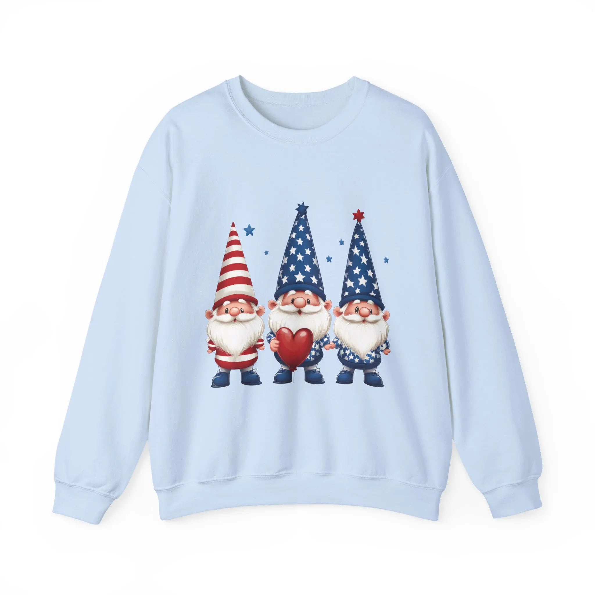Patriotic Gnome Sweatshirt, Cozy Casual Wear for Independence Day, Gift for Gnome Lovers, 4th of July Apparel, All-Year Comfort - Image 28