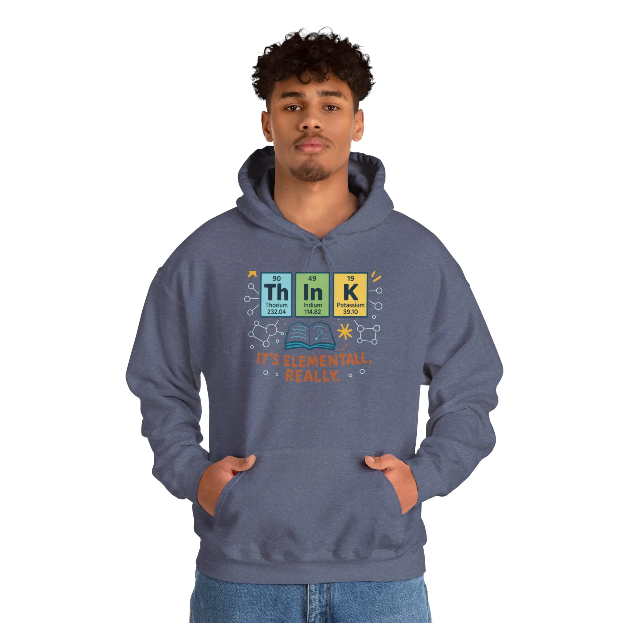 Science Hoodie for Men, Funny Nerd Hoodie, Element of Humor Sweatshirt, Science Lover Gift for Him, Chemistry Lover Gift - Image 35
