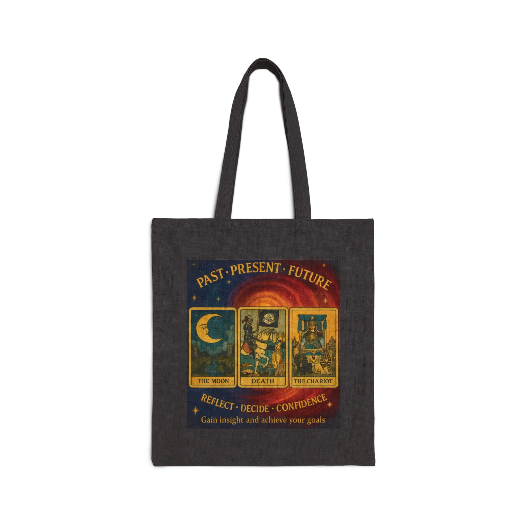 Past Present Future Tarot Tote Bag,Spiritual Gift for Tarot Lovers, Spiritual Gifts, Mystical Tarot Tote Bag, Unique Canvas Bag - Image 7