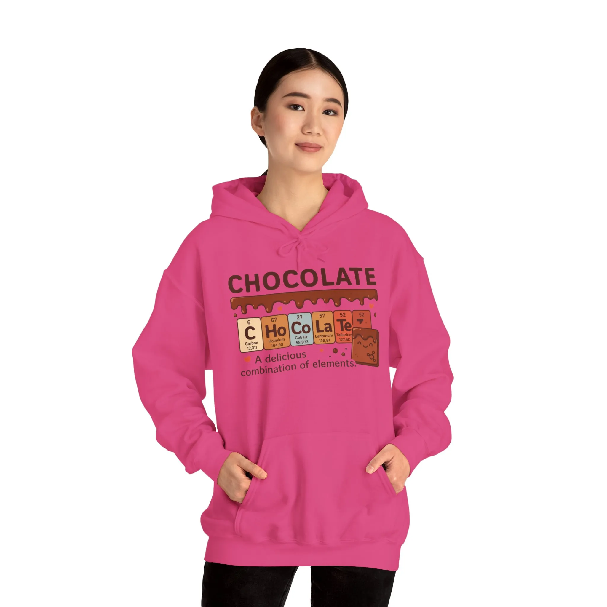 Chocolate Lovers Comfort Hoodie, Perfect Gift for Chemistry Lovers, Casual Wear, Sweet Treats Enthusiasts, Birthdays, Chemistry Students - Image 36