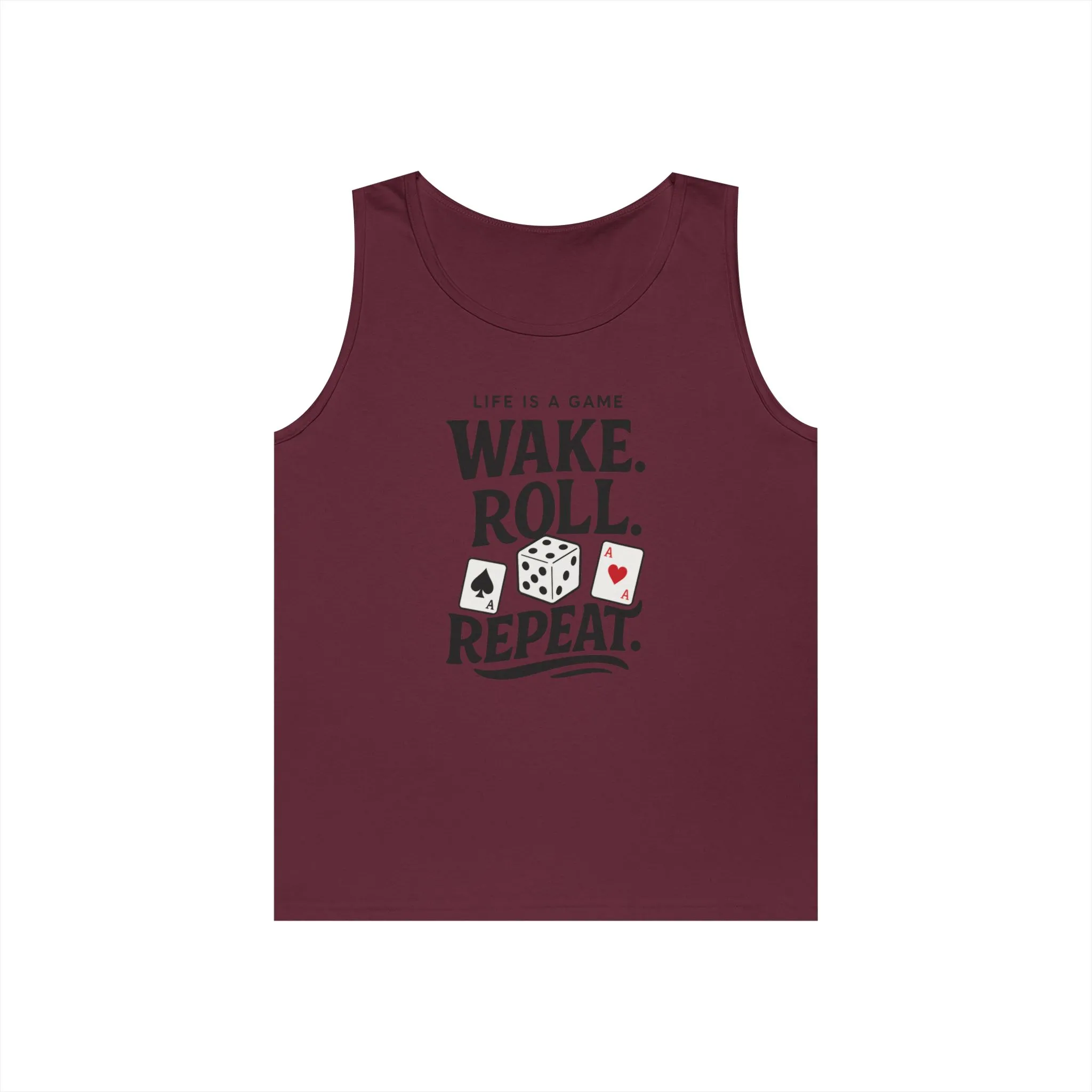 Game Themed Tank Top, Casual Tee, Gift for Gamers, Fun Workout Top, Funny Dice & Cards Shirt, Unisex Gambling Gift - Image 10