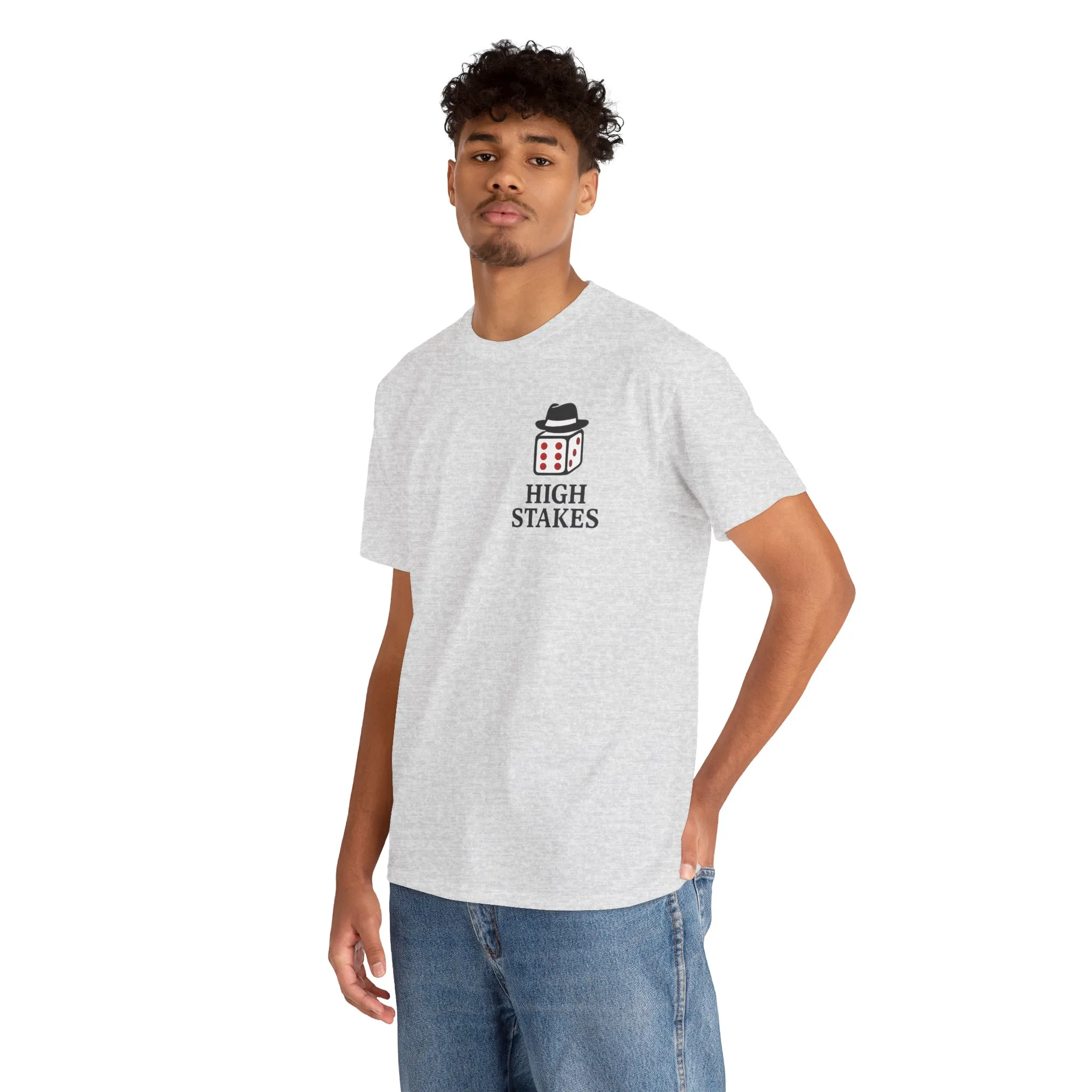 Mens Front Back print tee, Gambling Shirt, Casino Style Tee, Poker Lover Gift, Gaming Apparel, Slot Machine Graphic, Gambling Gift - Image 8