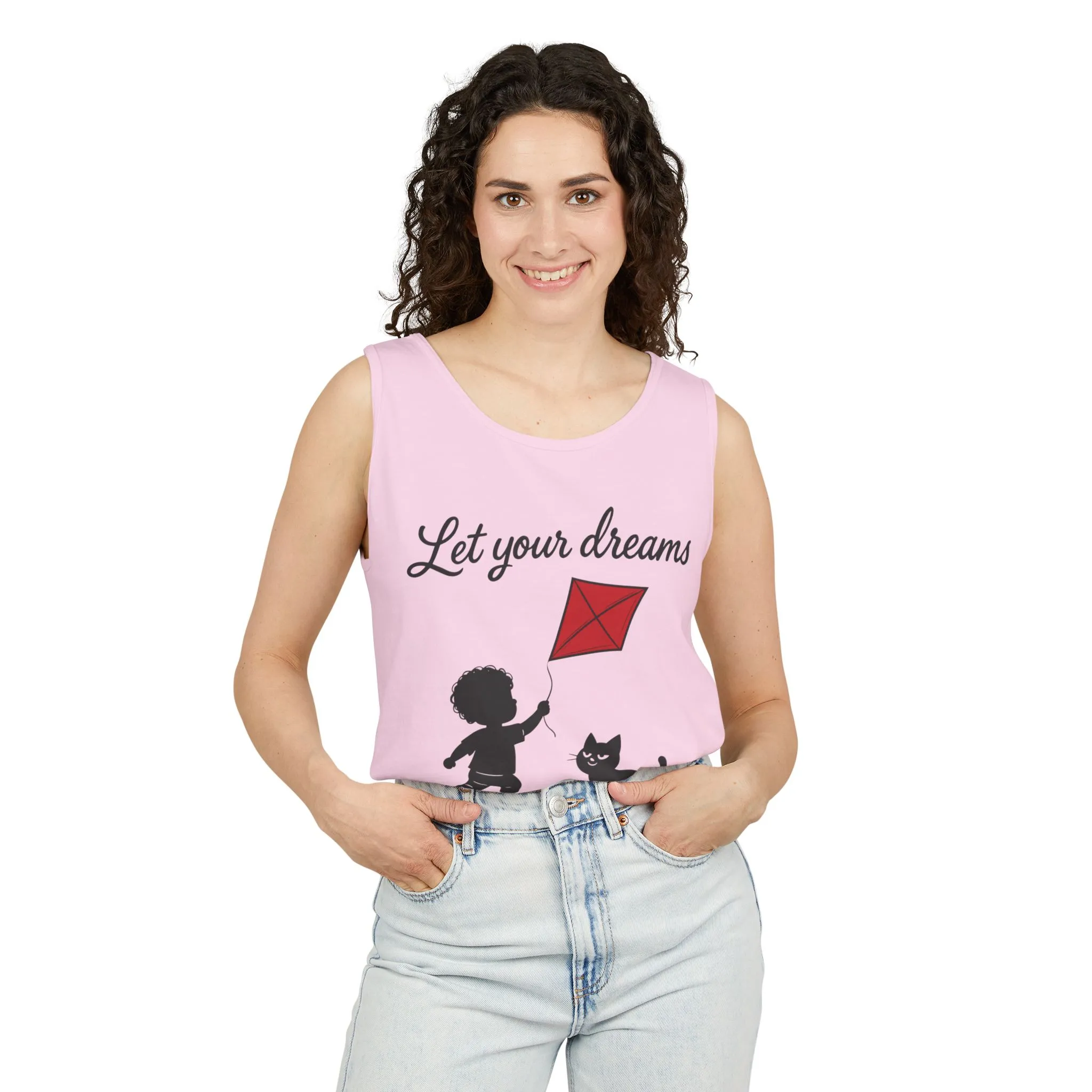 Dream-Catching Tank Top - Lightweight, Womens, Inspirational Graphic Tee, Summer Wear, Perfect Gift for Kids & Families - Image 26