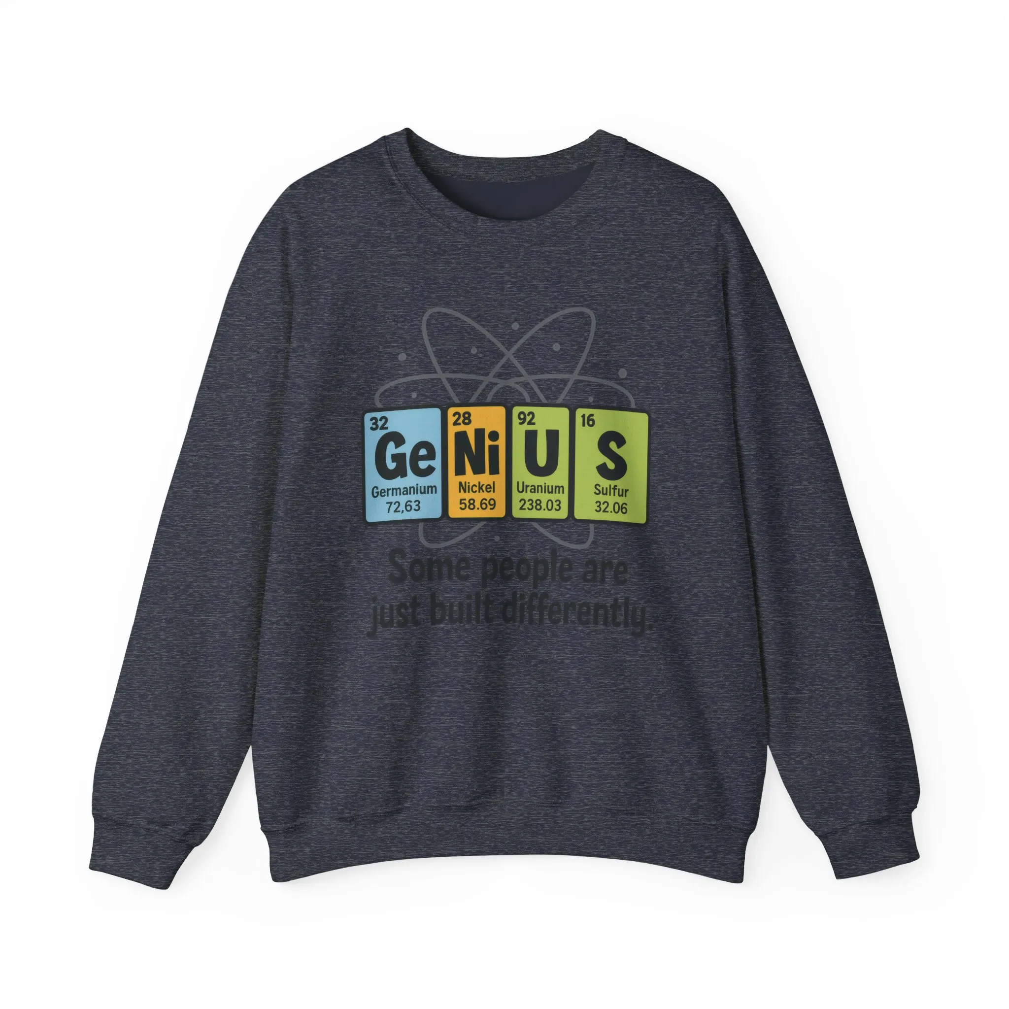 Funny Womens Science Sweatshirt, Genius Periodic Table Pullover, Nerdy Chemistry Gift for Her, Funny Gift for Nerds, Science Geek Apparel - Image 31