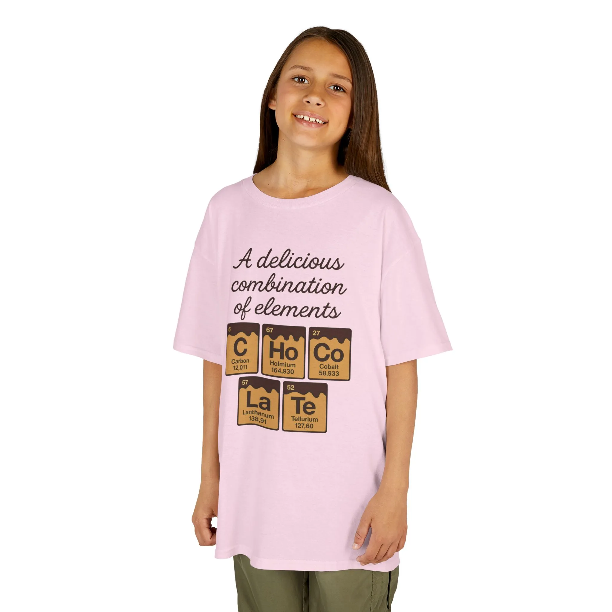 Funny Chocolate Science Young Girl T-Shirt, Choco-LaTe Element Shirt, Sweet Science Gift, Children's Gift, Birthday Party - Image 26