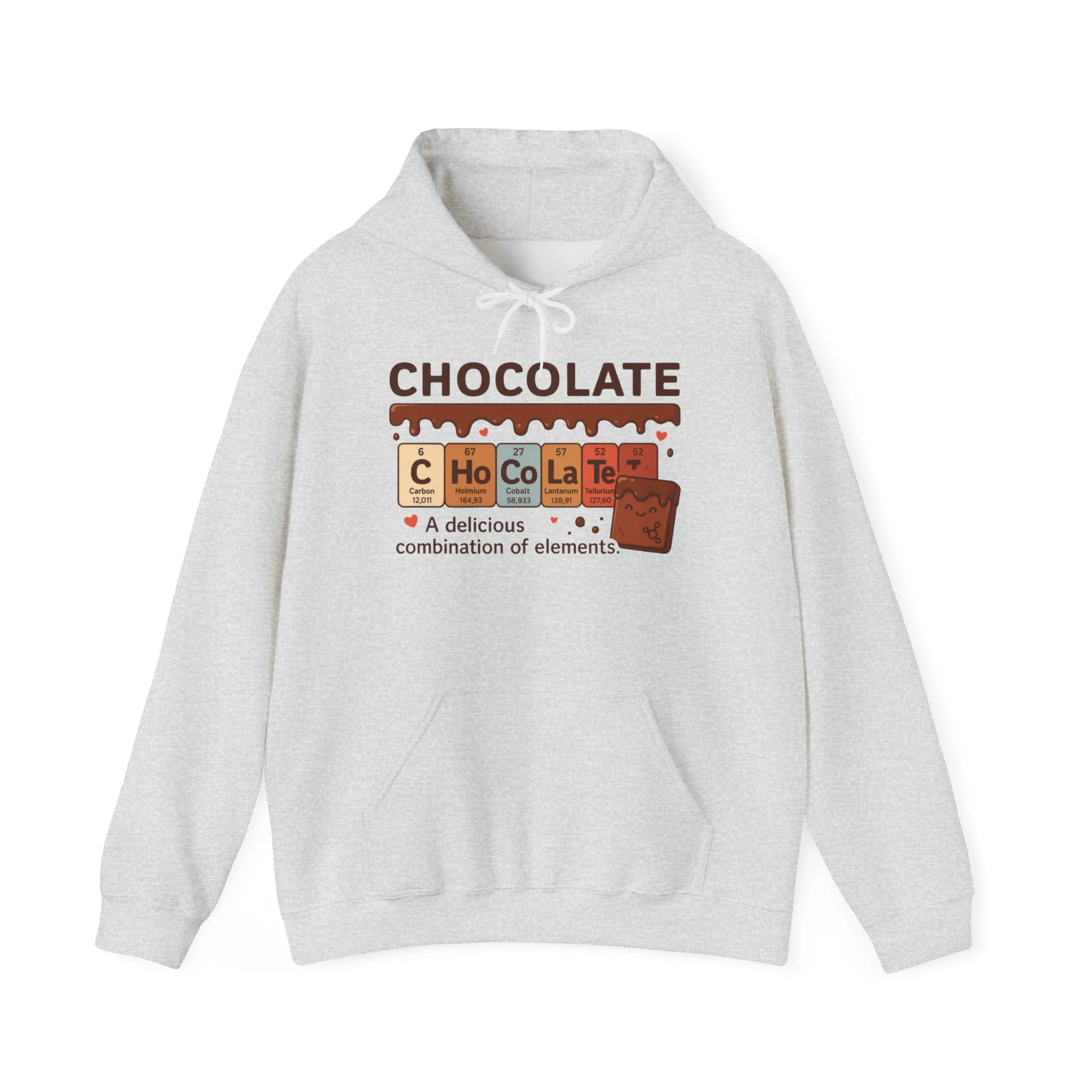 Chocolate Lovers Comfort Hoodie, Perfect Gift for Chemistry Lovers, Casual Wear, Sweet Treats Enthusiasts, Birthdays, Chemistry Students - Image 8