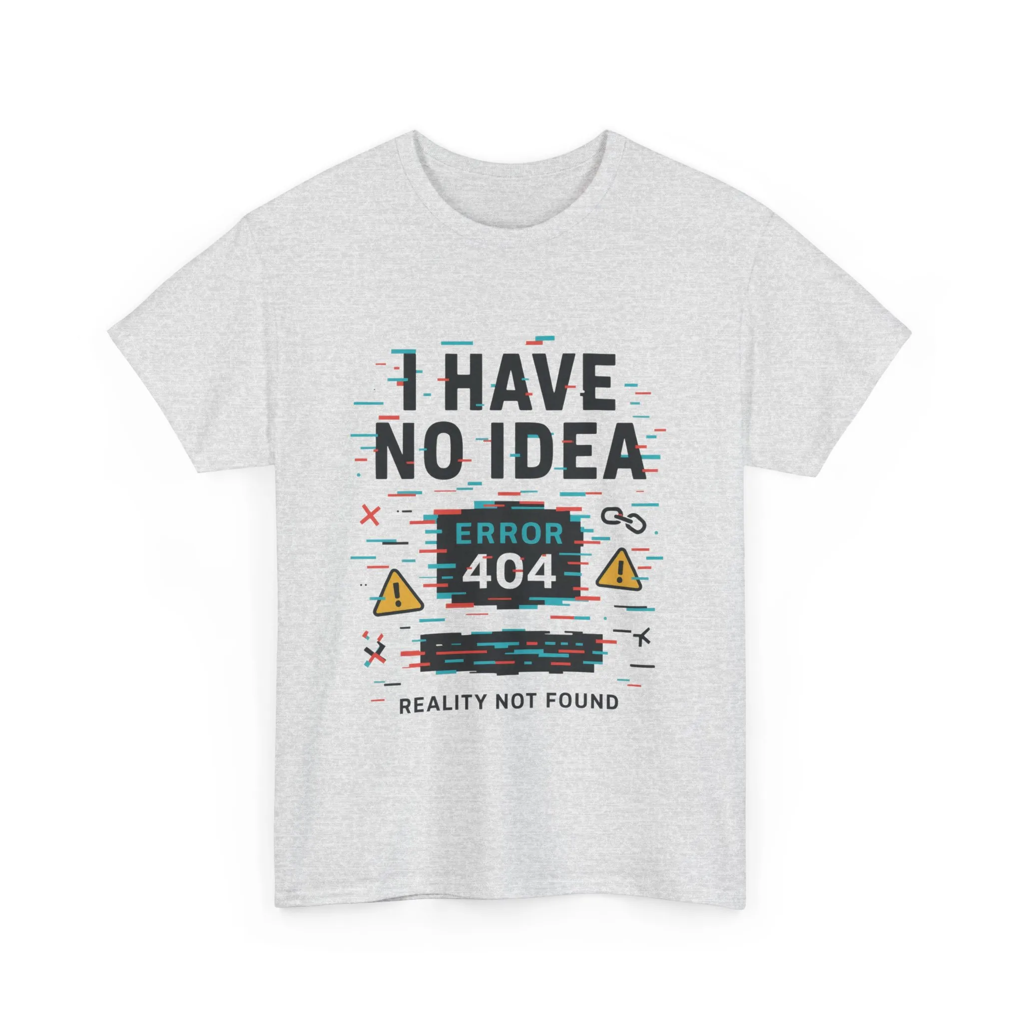 Funny Error 404 Unisex Heavy Cotton Tee, Graphic Tee, Humor Shirt, Gift for Tech Lovers, Casual Wear, Unique T-Shirt - Image 21