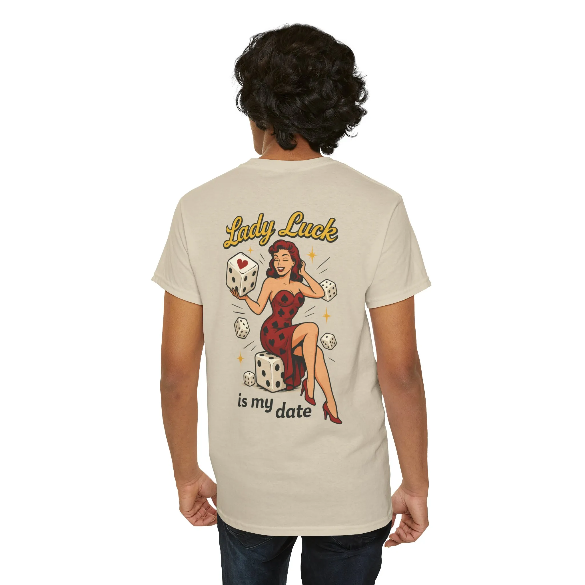 Lucky Me Tee, Retro Lady Luck Shirt for Men, Gambling & Dice Themed Tee, Vintage Pin-Up Vegas Gift, Good Luck Gifts, for Luck Enthusiasts - Image 39