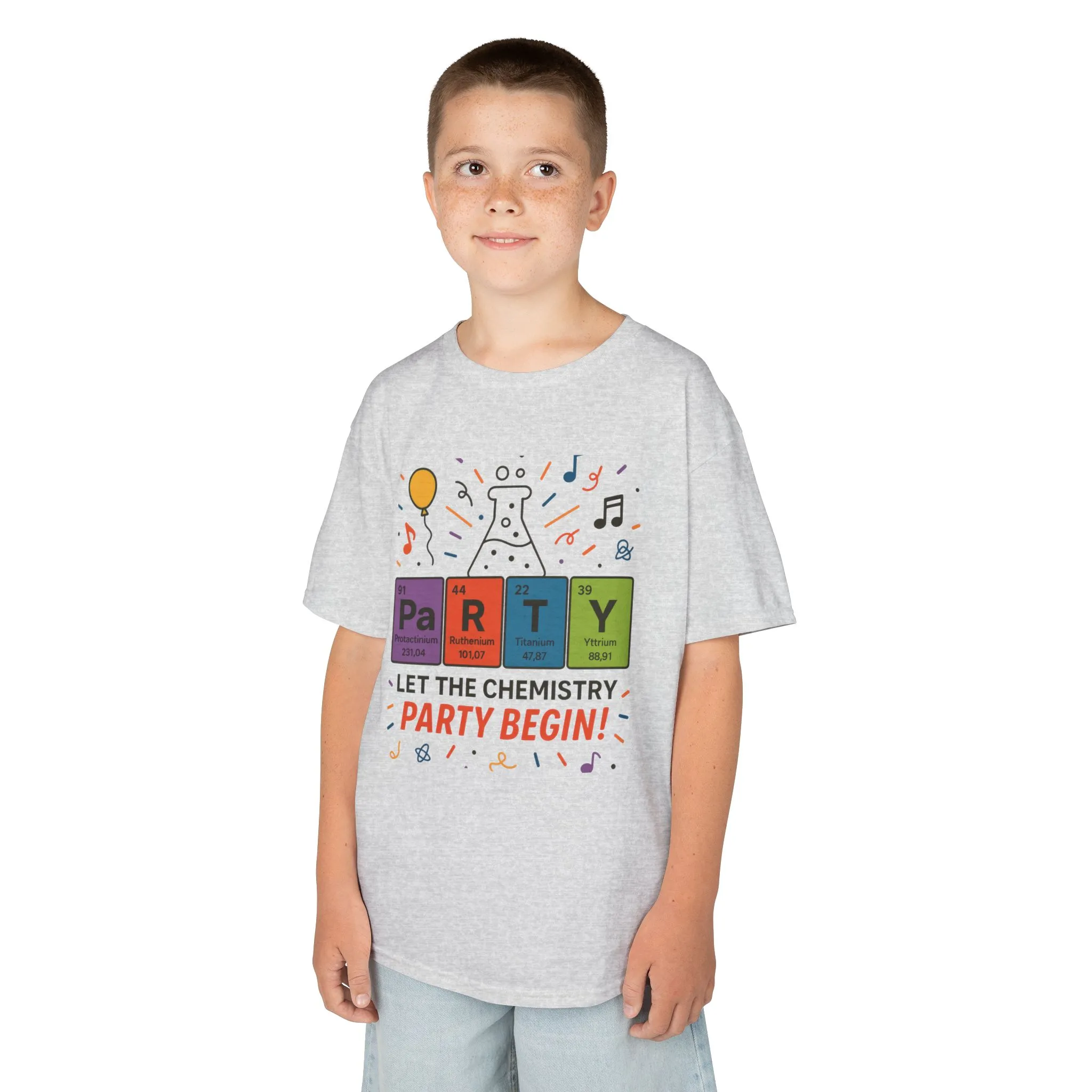 Kids' Chemistry Party T-Shirt, Periodic Table Tee, Funny Science Shirt for Boys & Girls, Science Tee, Unique Educational Apparel - Image 8