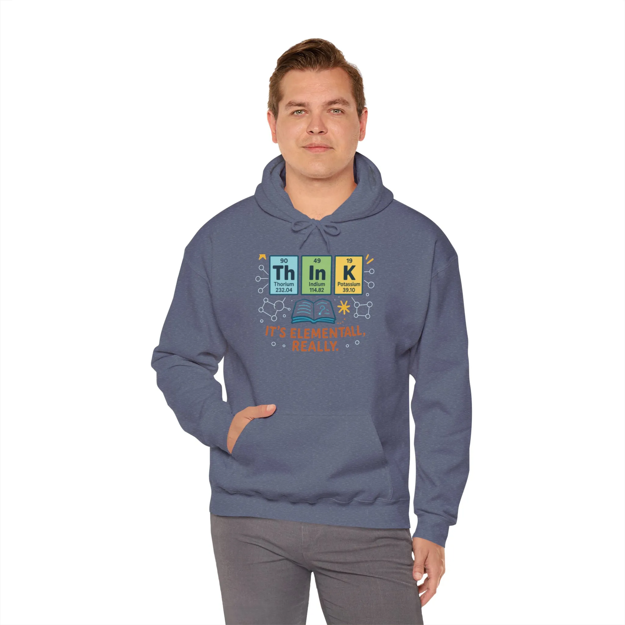 Science Hoodie for Men, Funny Nerd Hoodie, Element of Humor Sweatshirt, Science Lover Gift for Him, Chemistry Lover Gift - Image 36