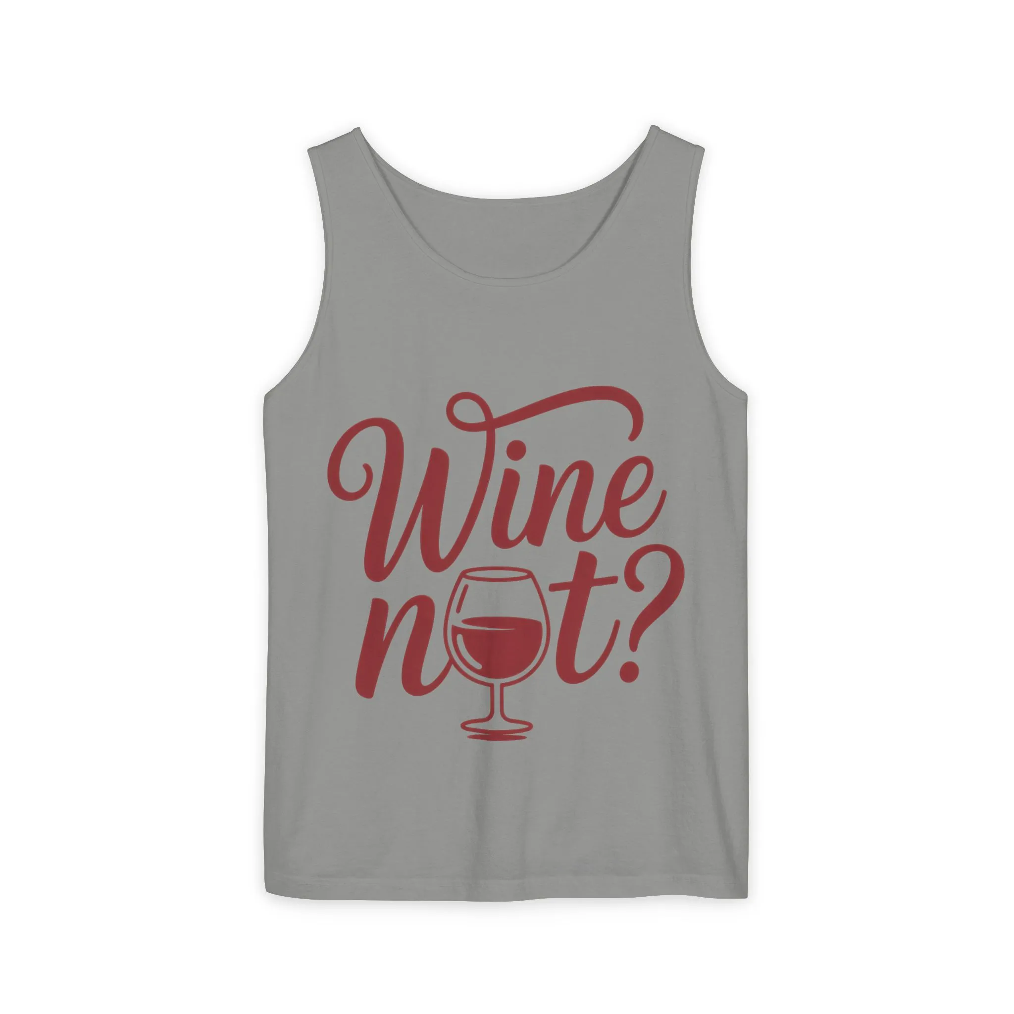 Unisex Garment Tank Top, Wine Not? Tank Top - Perfect for Summer Parties, Wine Lovers, Gifts, Casual Wear, or Vacations - Image 21