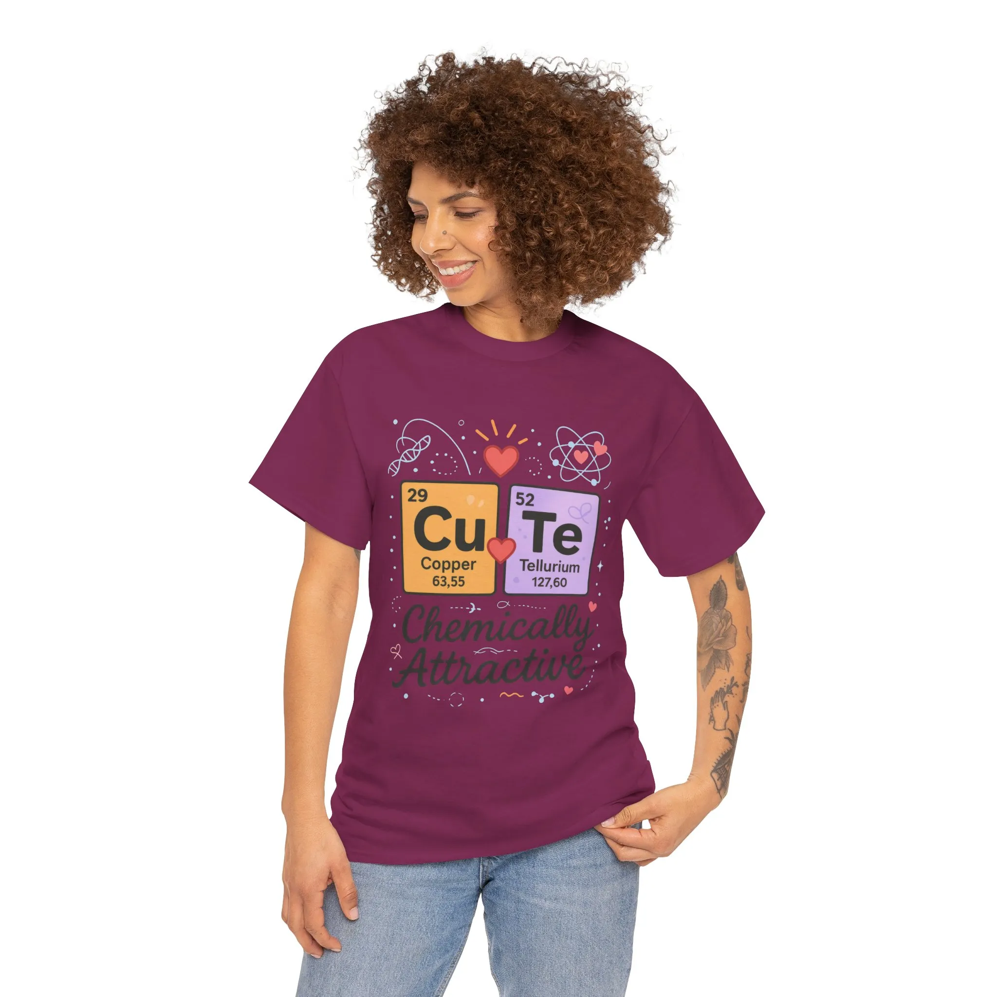 Cute Science T-Shirt for Women, Chemically Attractive Periodic Table Tee, Funny Nerdy Gift for Her, Chemistry Lover Gift, Science Apparel - Image 21