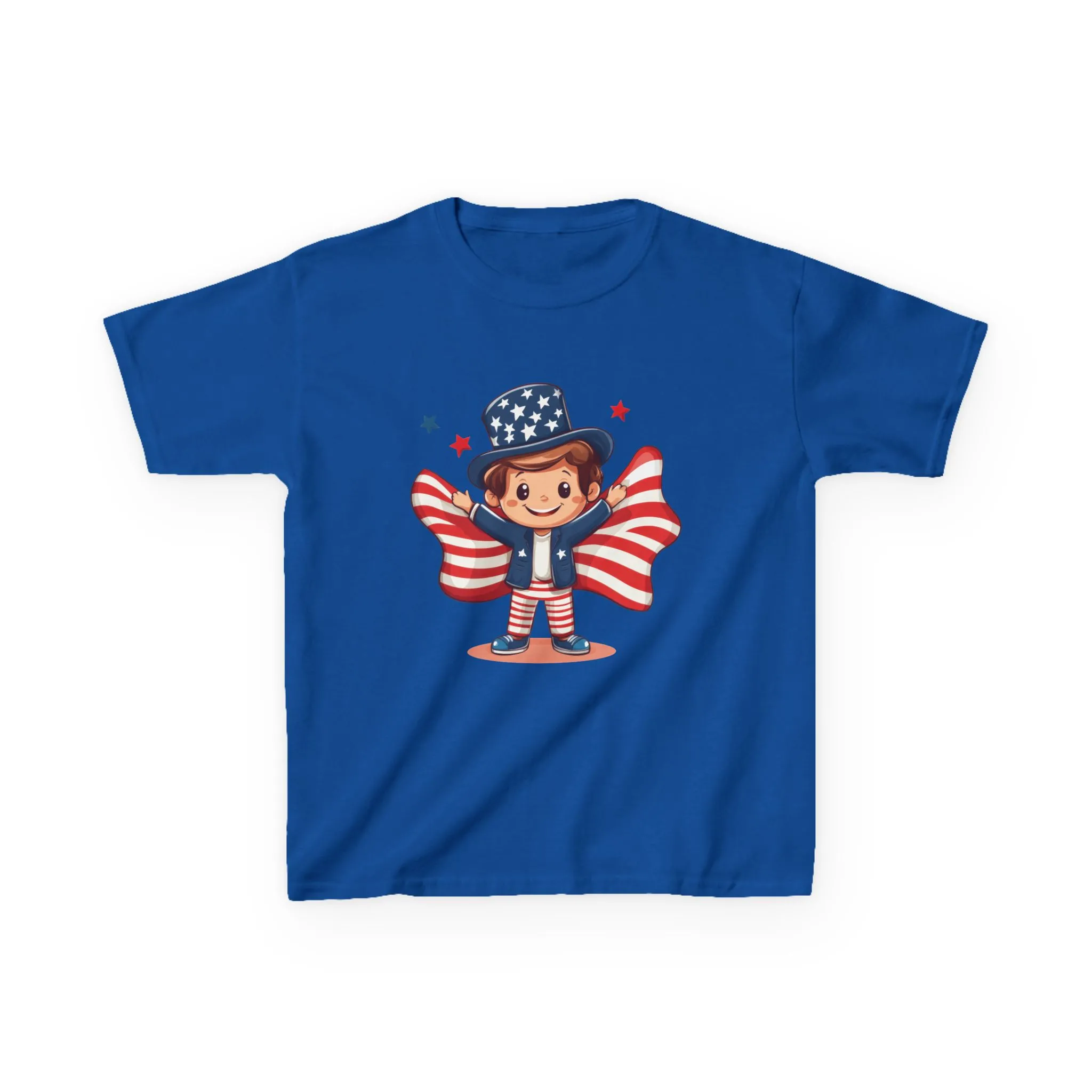 4th of July Kids T-Shirt,Kids Unisex Patriotic Tee, American Flag Outfit for Boys and Girls, Independence Day Shirt, Cute American Shirt - Image 37