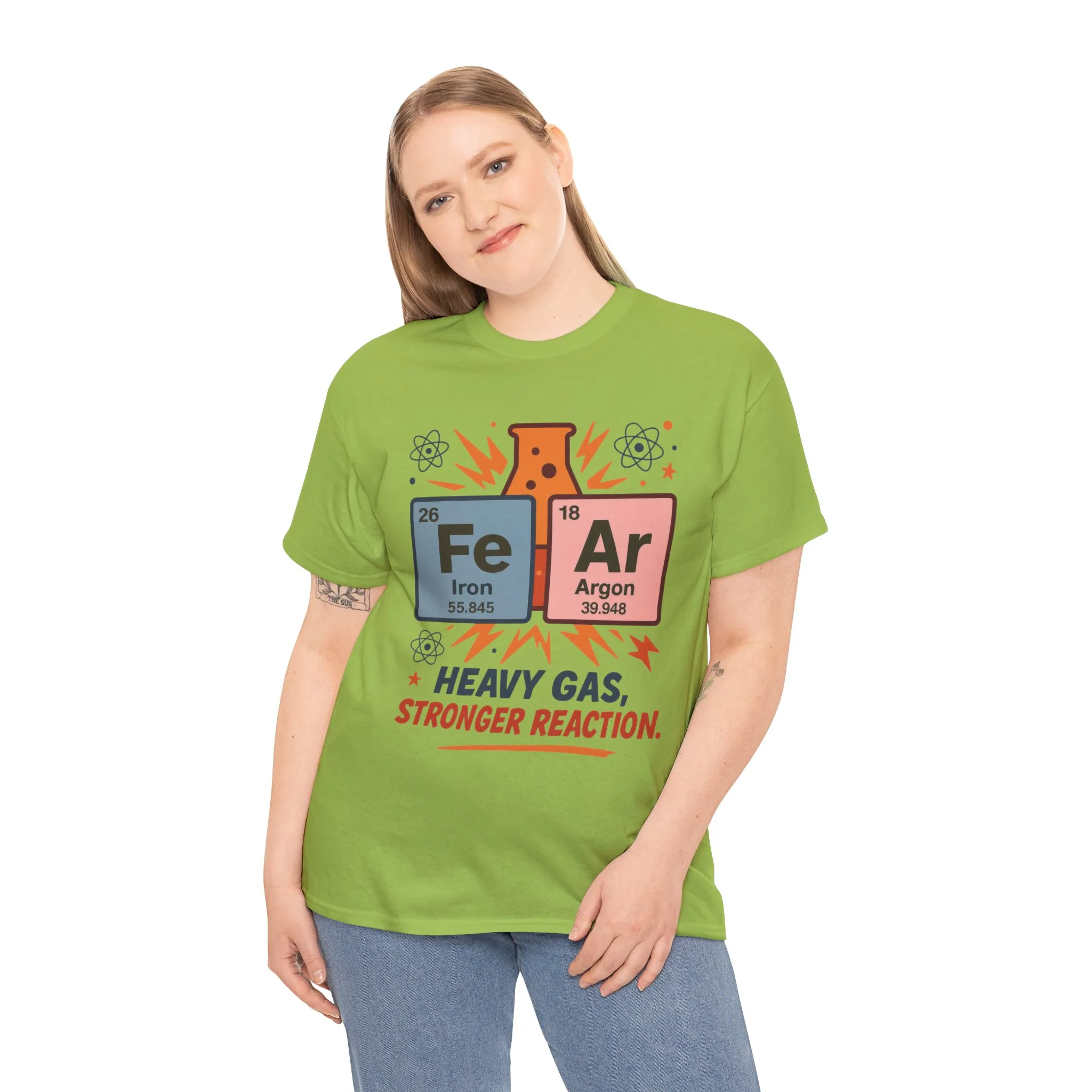 Funny Womens Science T-Shirt, FeAr Element Shirt, Chemistry Tee, Gift for Chemistry Lovers, Elements Table Humorous - Image 12