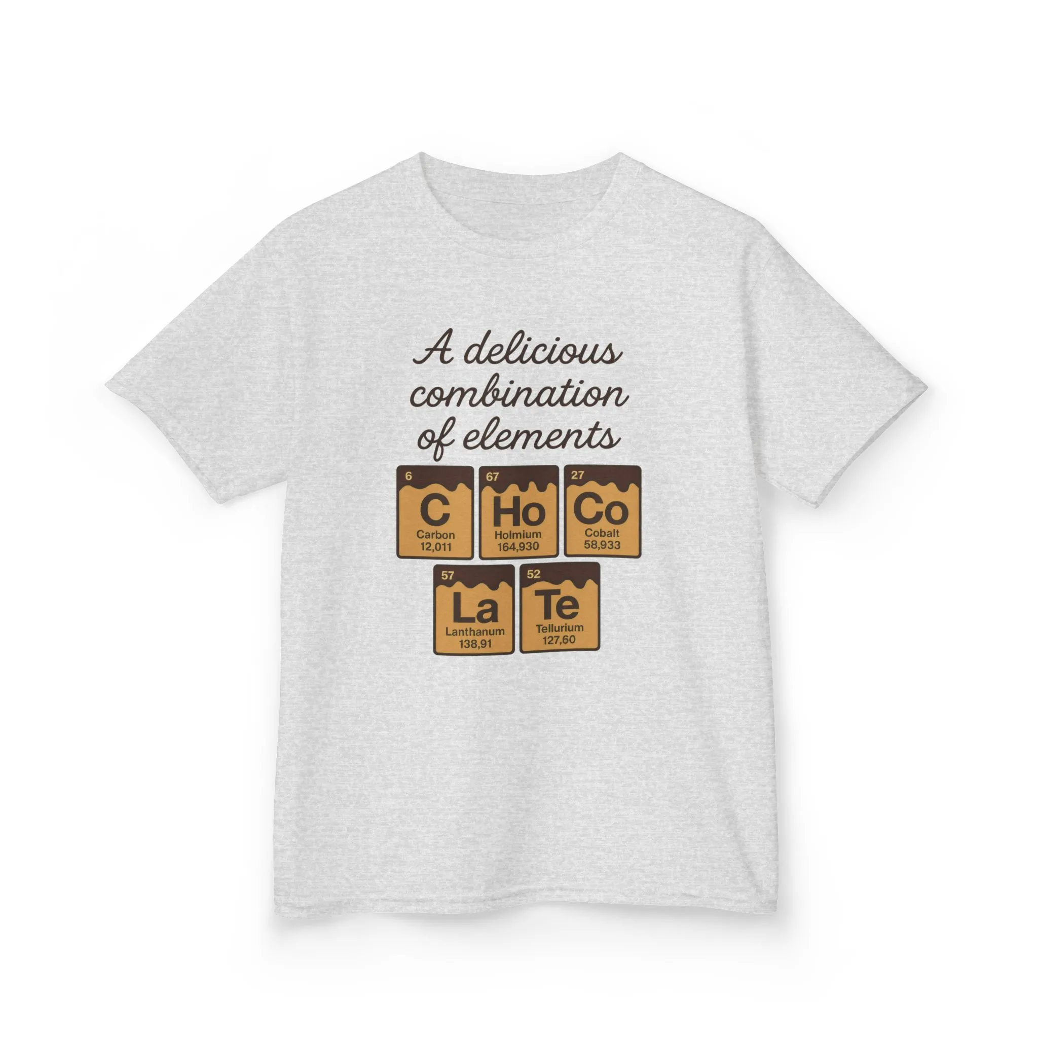 Funny Chocolate Science Young Girl T-Shirt, Choco-LaTe Element Shirt, Sweet Science Gift, Children's Gift, Birthday Party - Image 17