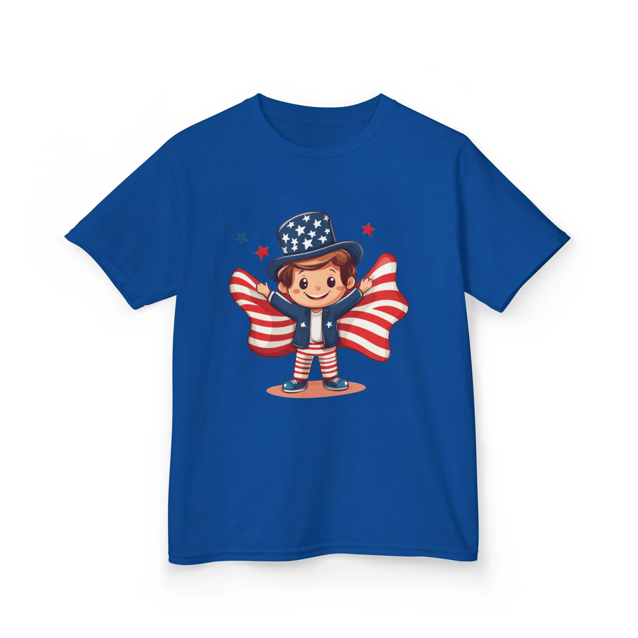 4th of July Kids T-Shirt,Kids Unisex Patriotic Tee, American Flag Outfit for Boys and Girls, Independence Day Shirt, Cute American Shirt - Image 39
