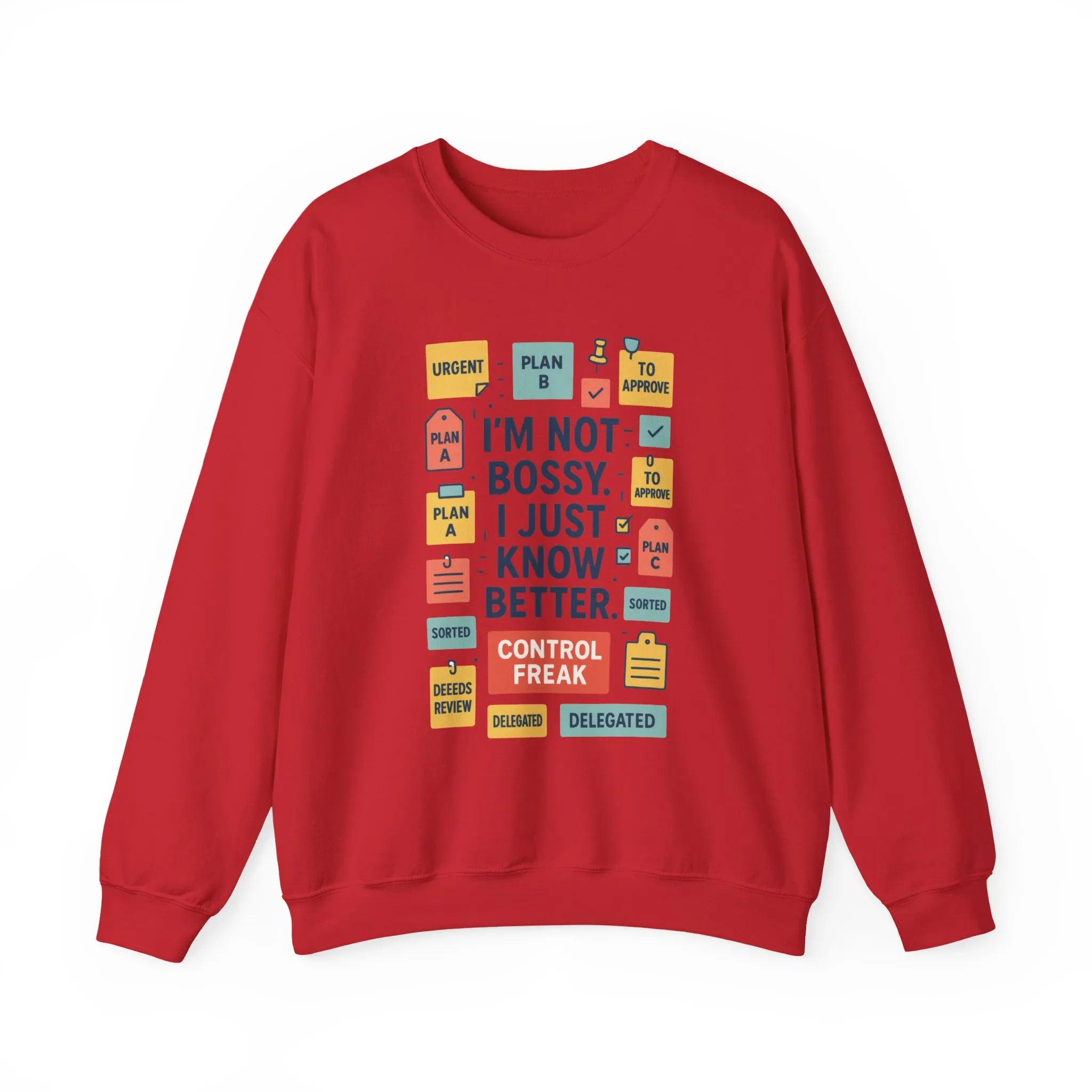 Funny Womens Control Freak Sweatshirt, Bold Sarcastic Quote Pullover, Ideal Gift for Bossy Friends, Funny Womens Sweatshirt - Image 34