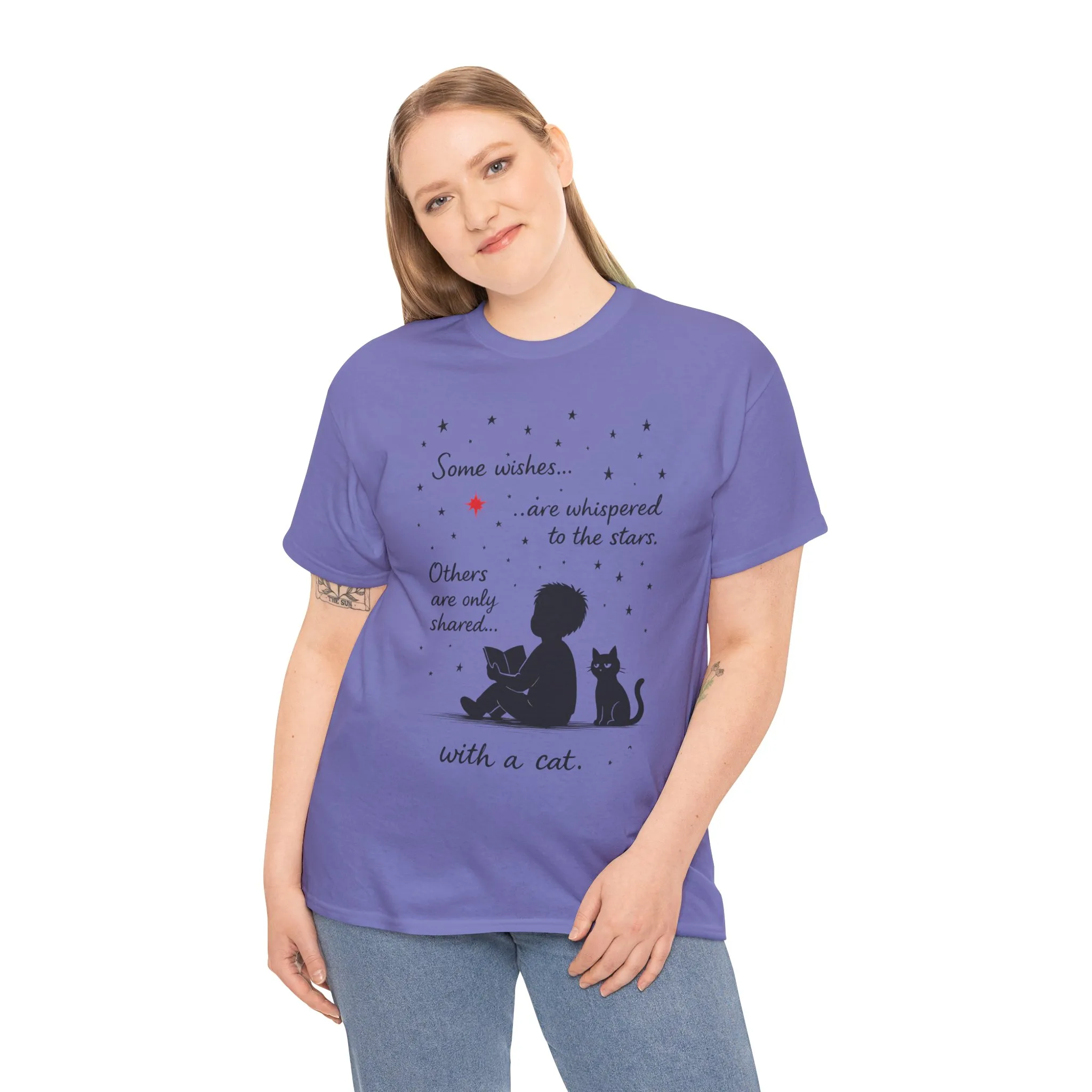 Whimsical Cat Lover Womens Tee, Cozy Cotton T-Shirt, Perfect Gift for Cat Lovers, Pet Owner Gift, Birthday or Cat Appreciation Day - Image 27